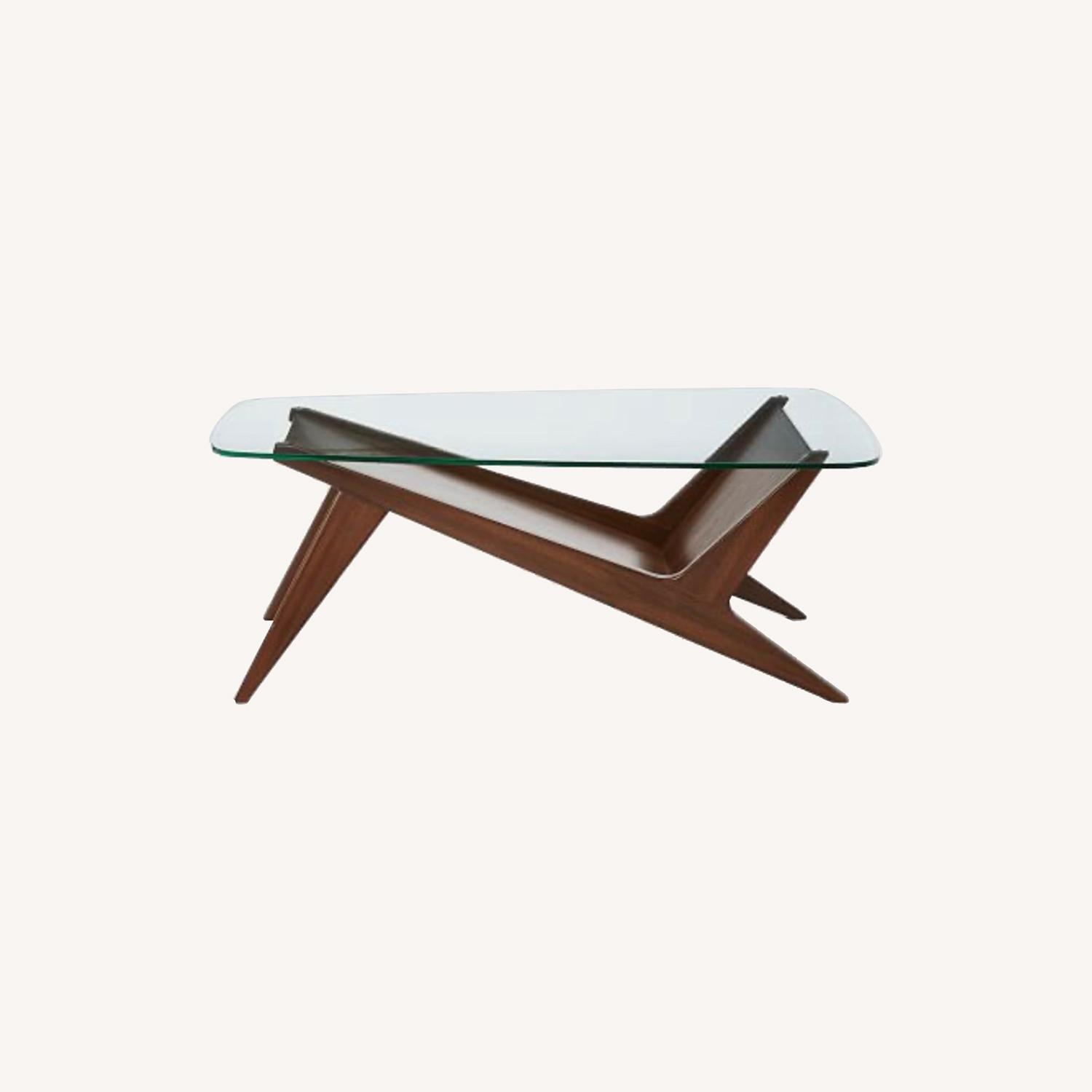 West Elm Marcio Display Table, Dark Walnut AptDeco