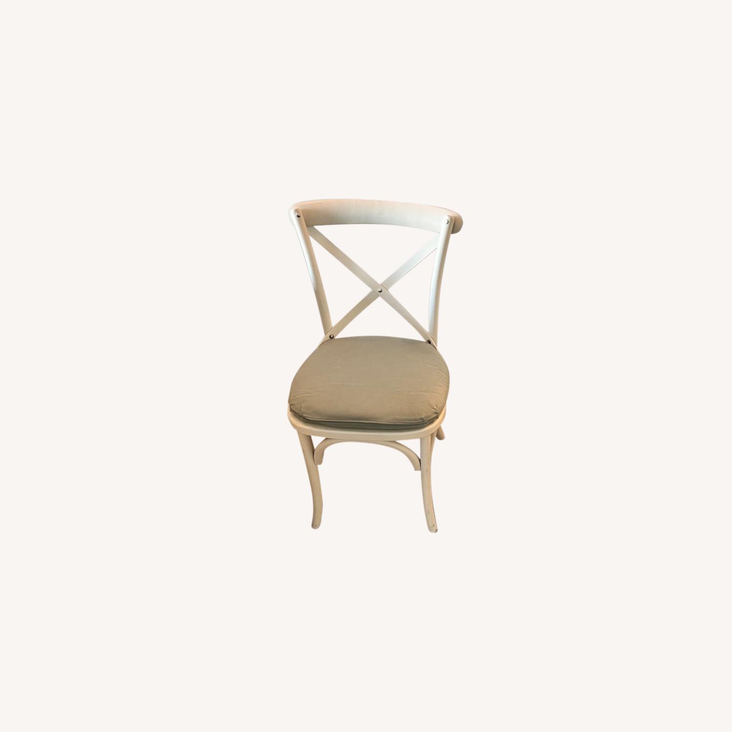 RH Madeline Dining Chairs (2) w/ Custom Cushions AptDeco