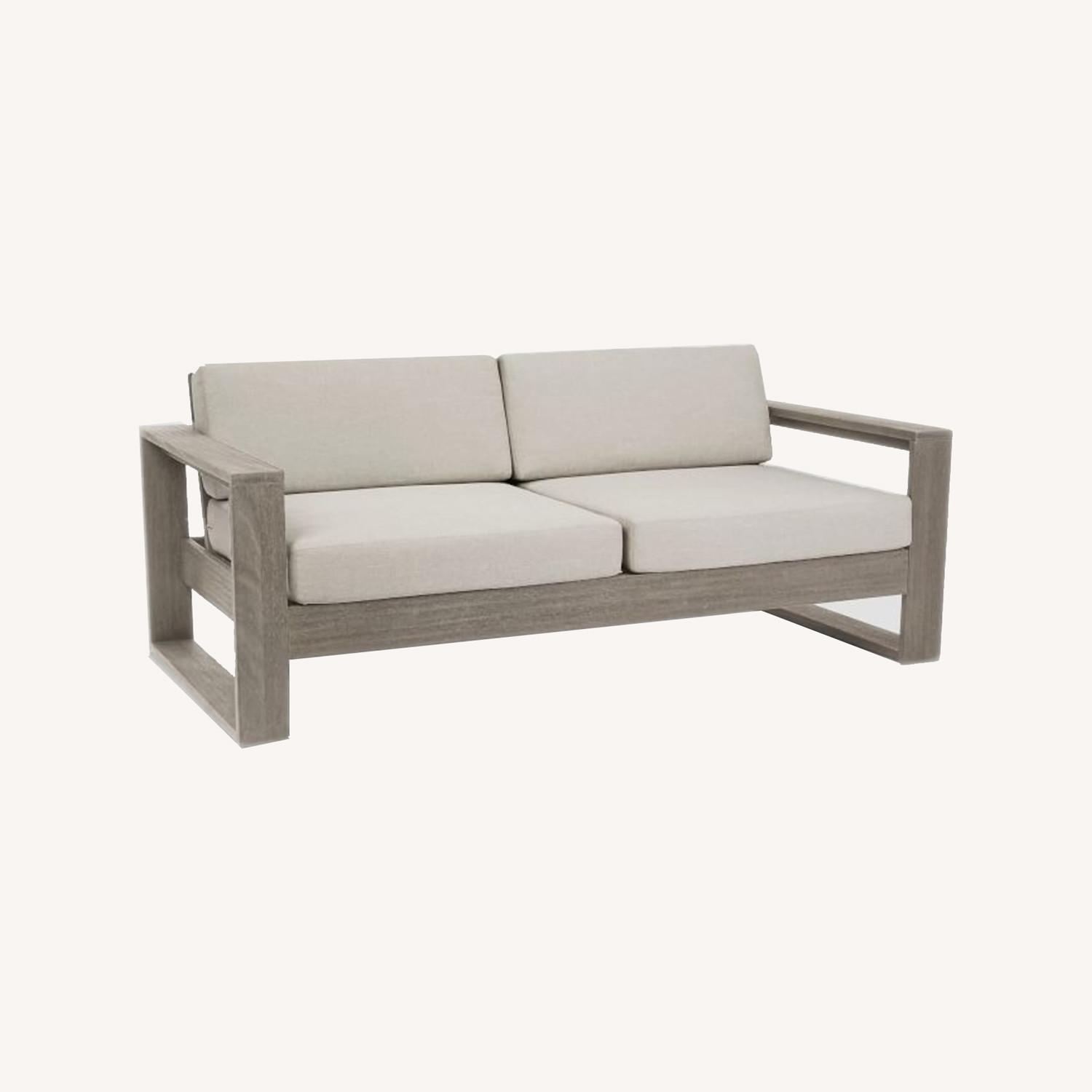 West Elm Portside Sofa, Weathered Gray AptDeco
