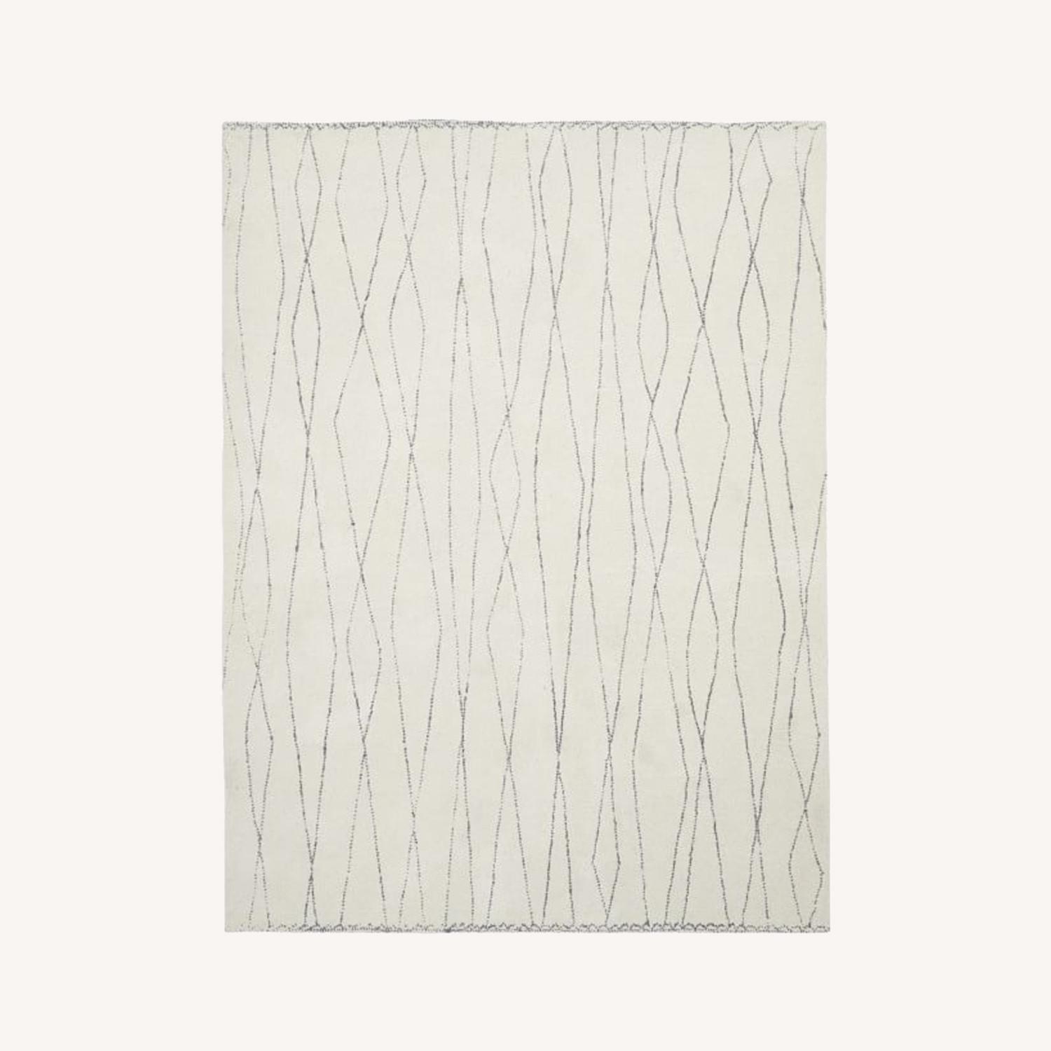 West Elm Safi Rug, 5x8, White AptDeco