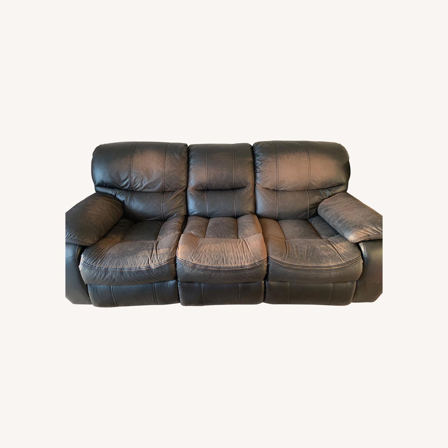 Bob's Discount Furniture Avenger Sofa Black - image-0