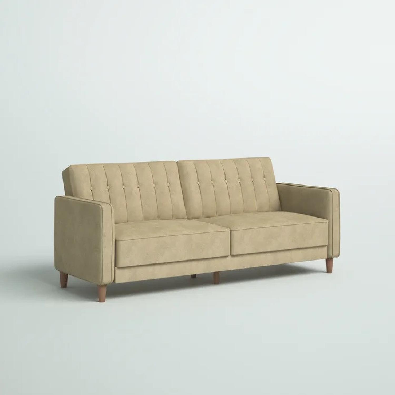 Wayfair Elegant Velvet Sleeper Sofa - image-15