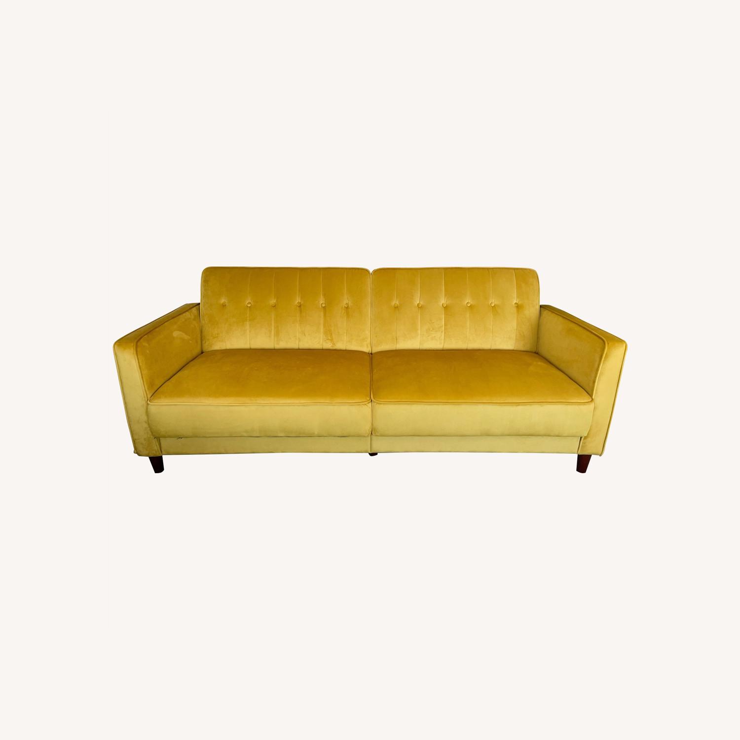 Wayfair Elegant Velvet Sleeper Sofa AptDeco