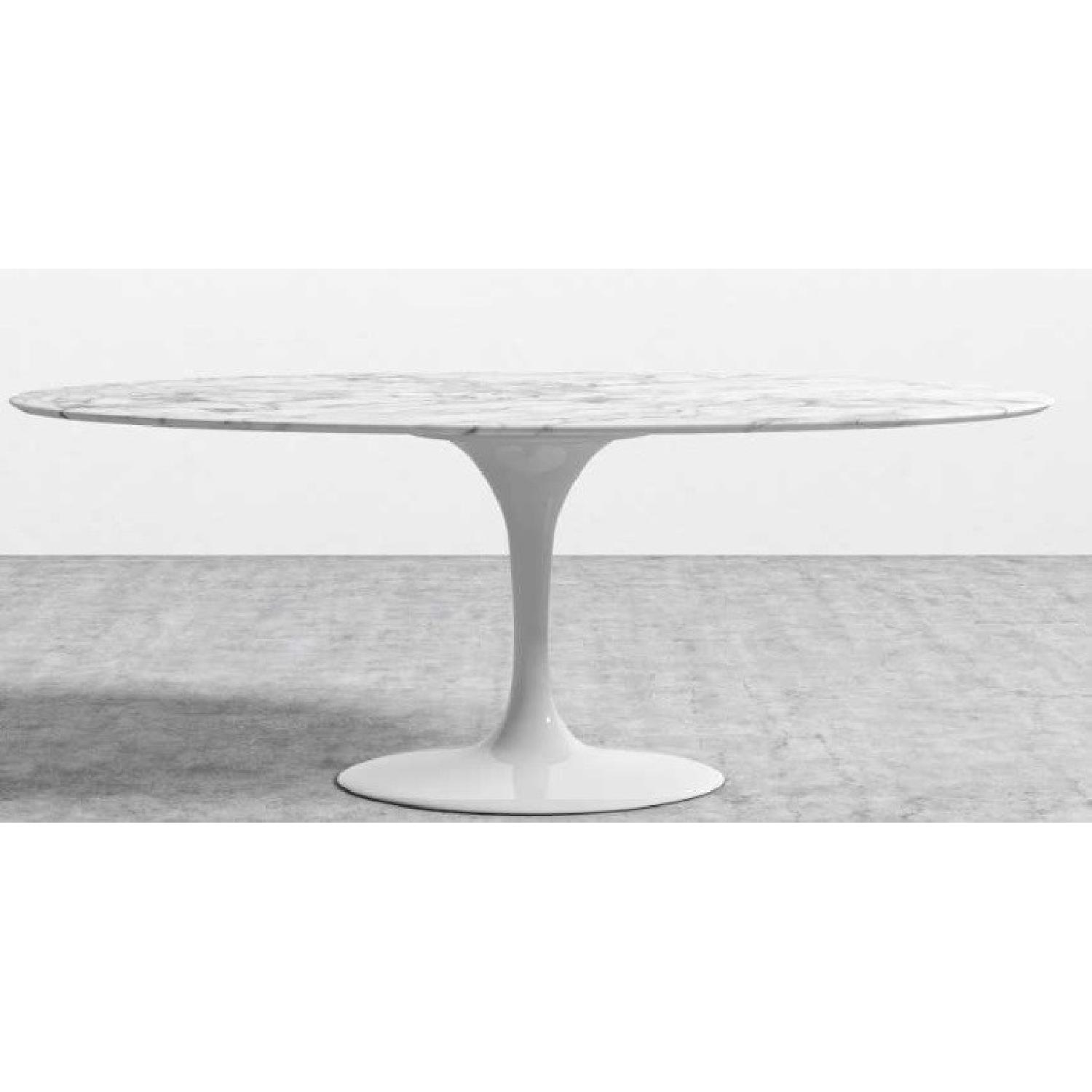 Rove Concepts Marble Oval Tulip Table - image-8