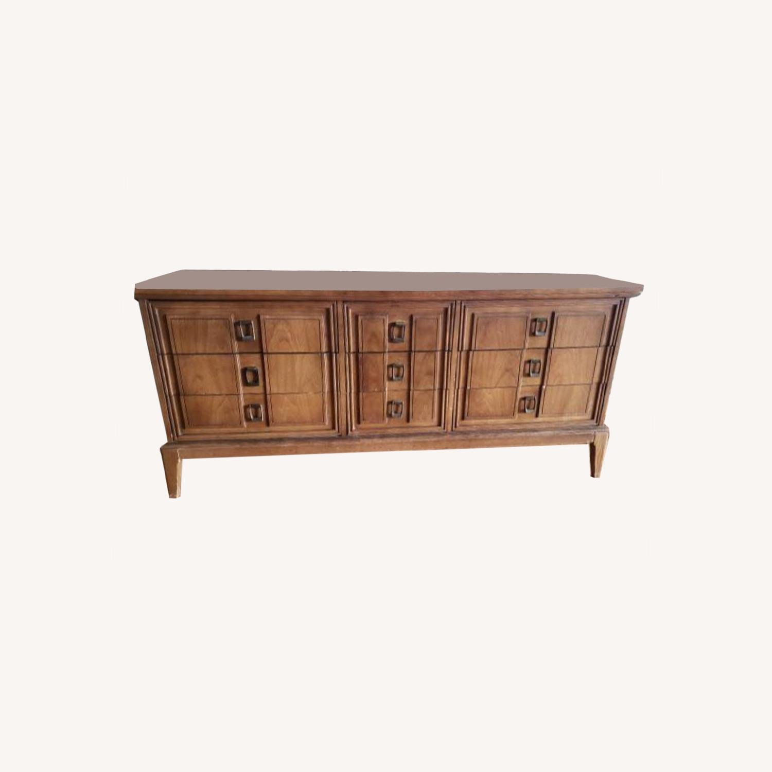 Antique Mid-century Huge Credenza - Custom - image-0