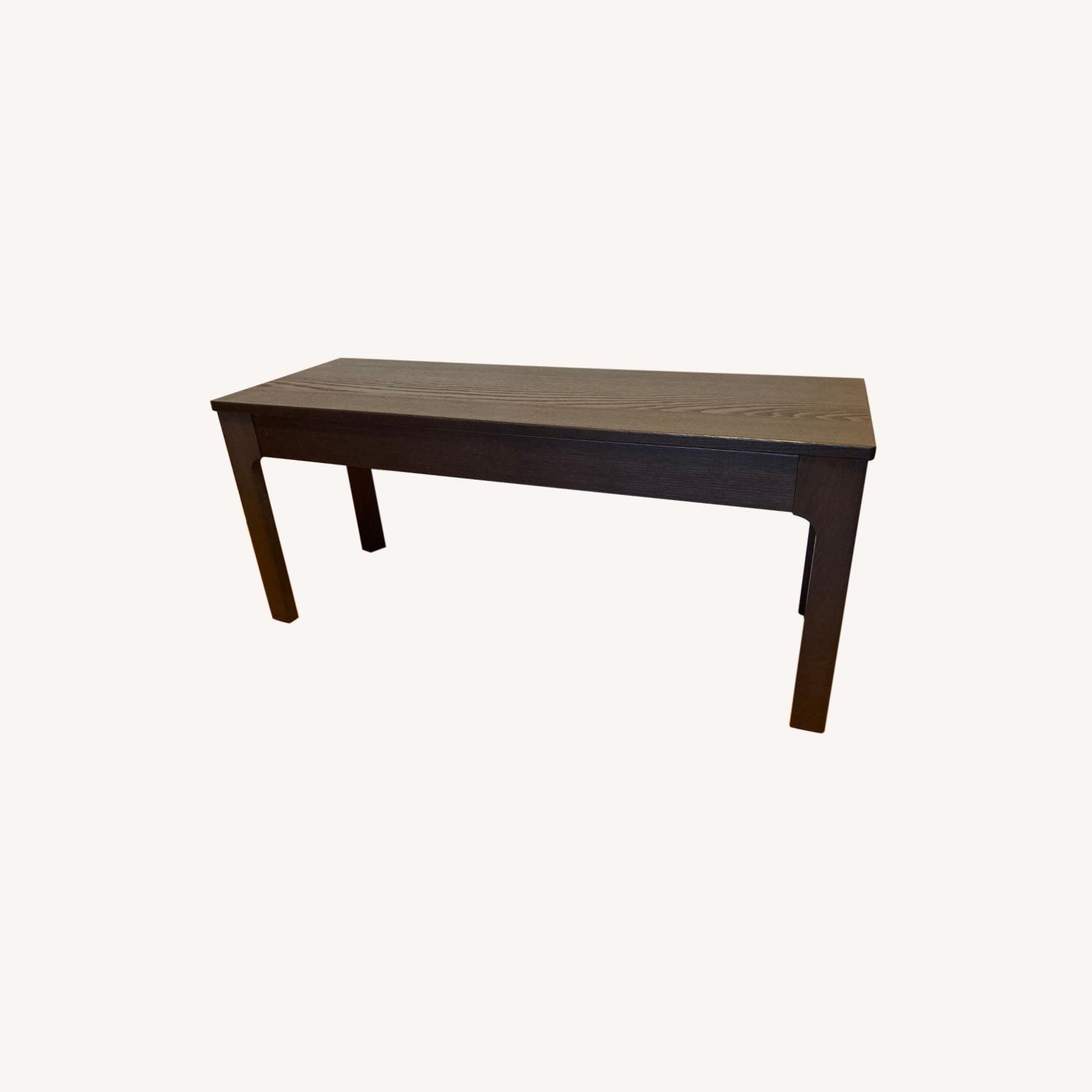 IKEA Dark Brown Bench - image-0