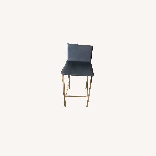 Used Modern CB2 Dark Grey Bar Stools for sale on AptDeco