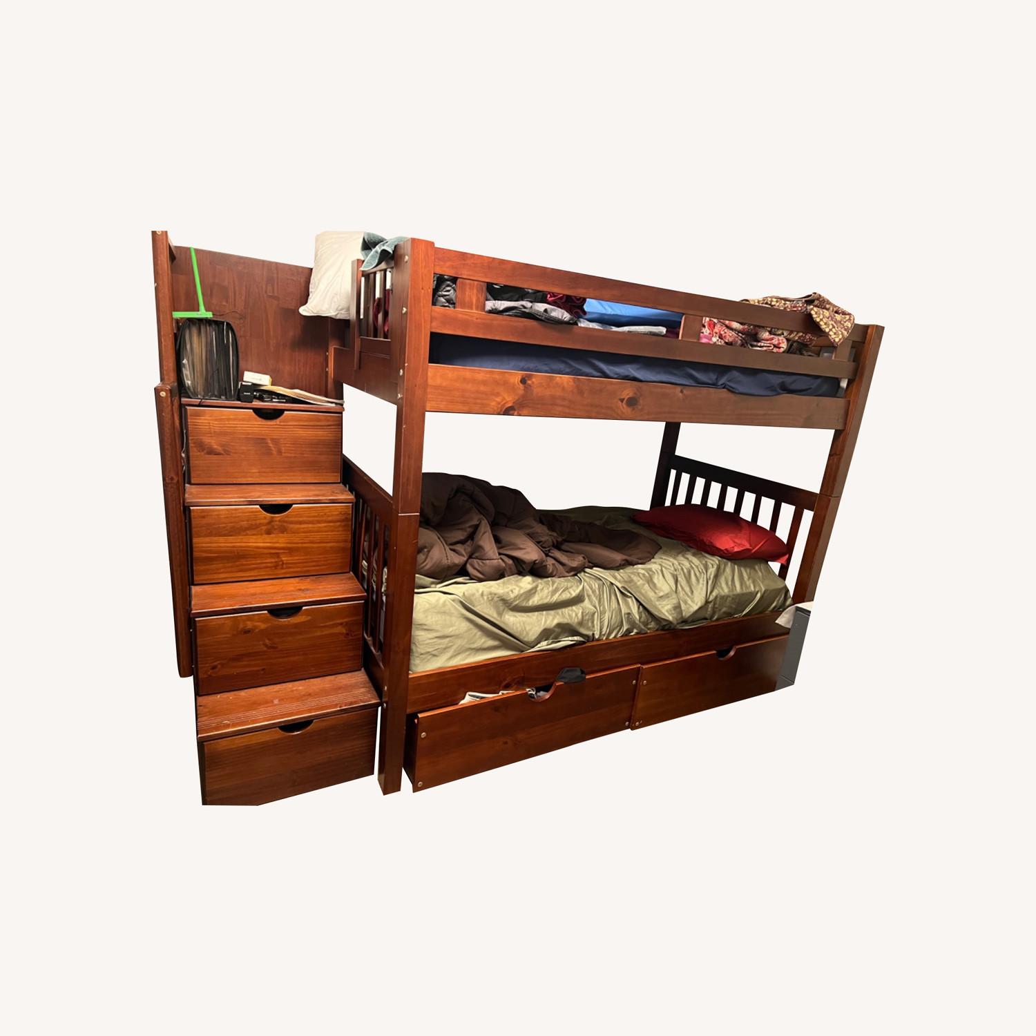 Twin Bunk Bed with Storage AptDeco
