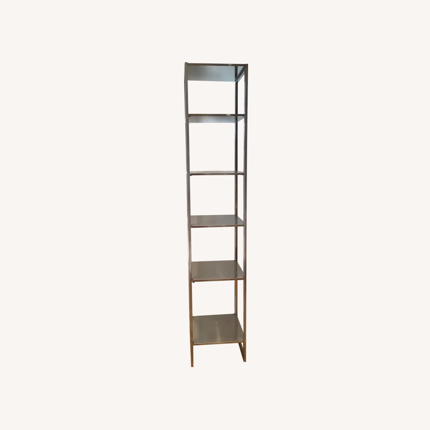 Stylish Stainless Steel Bookshelf - image-0