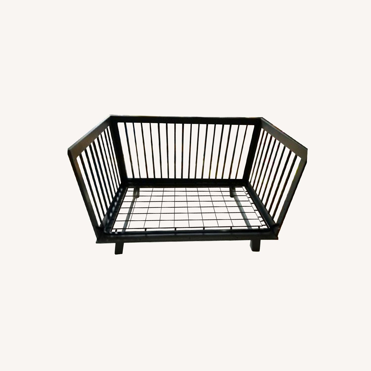 West Elm Toddler Bed with Safety Bar AptDeco