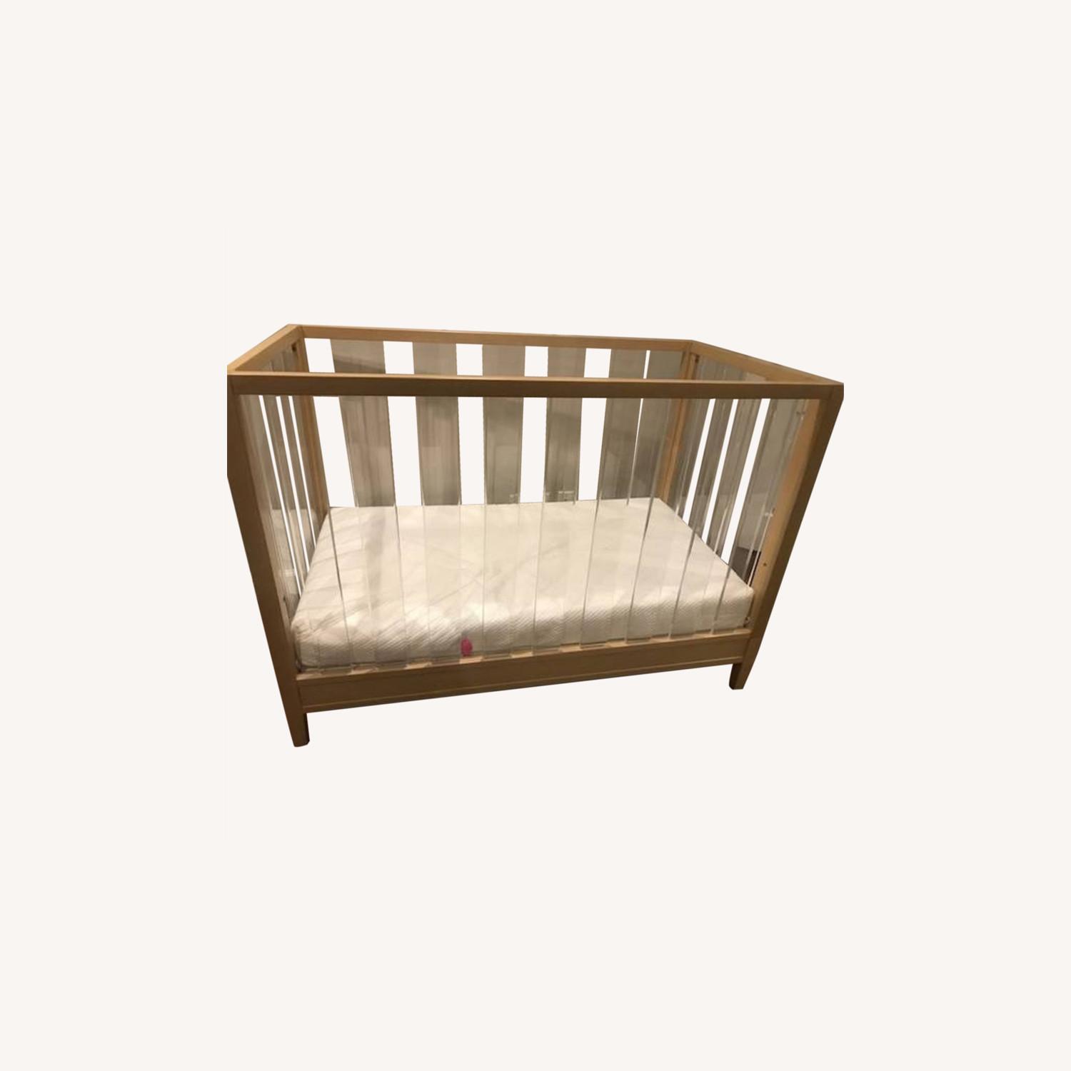 Pottery Barn "Baby Crib" Maple - image-0