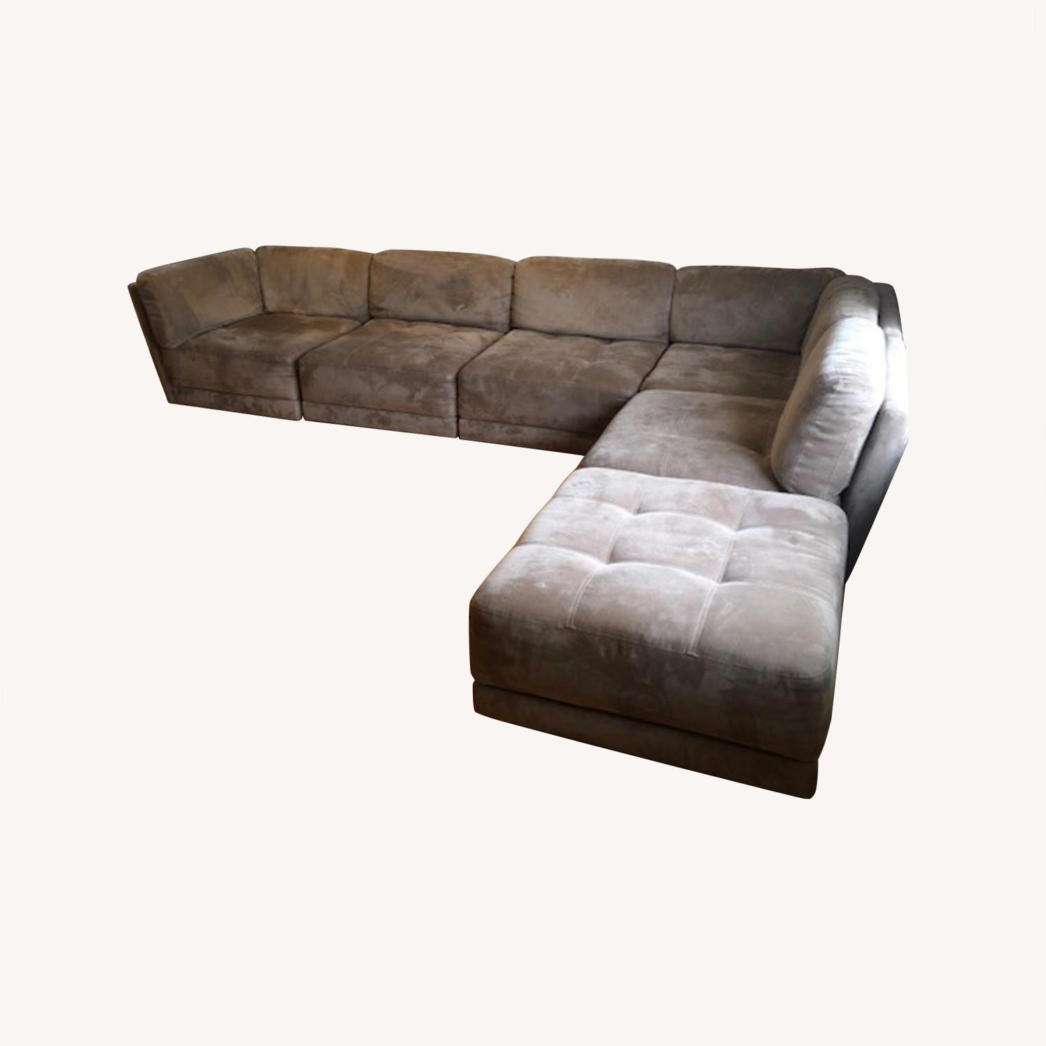 6 Piece Large Sectional AptDeco