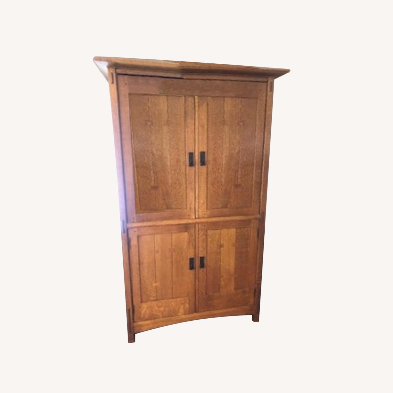 Stickley Mission Entertainment Armoire/Cabinet - image-0