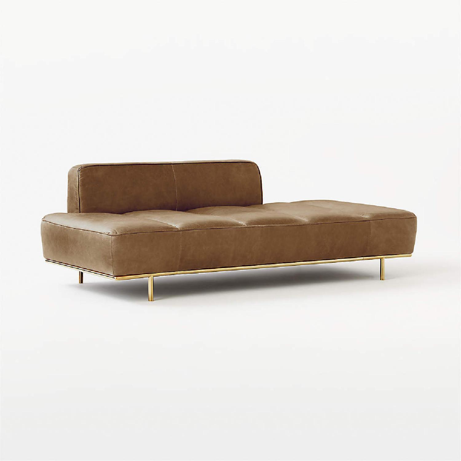 CB2 Lawndale Leather Daybed - image-4