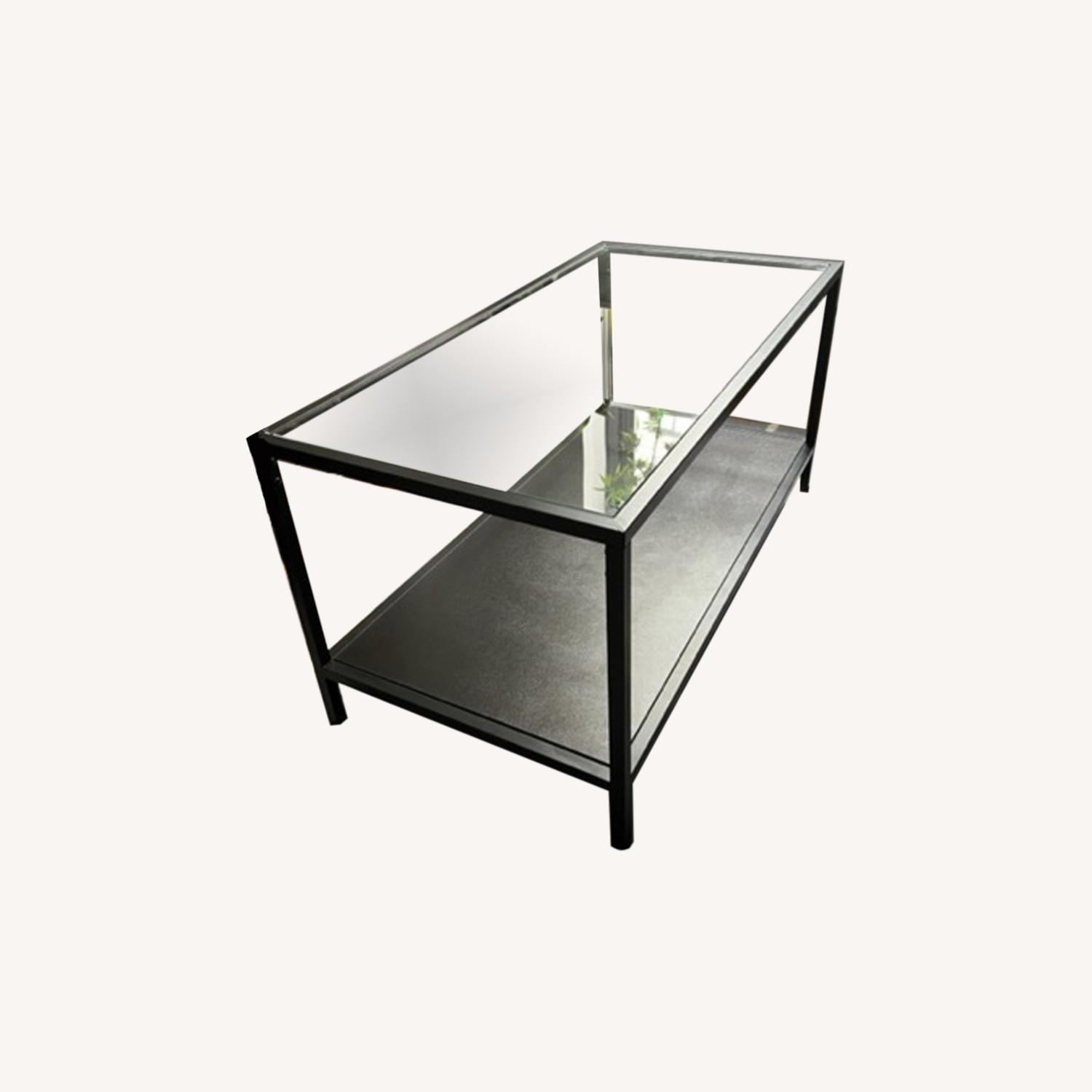 IKEA Glass Coffee Table AptDeco