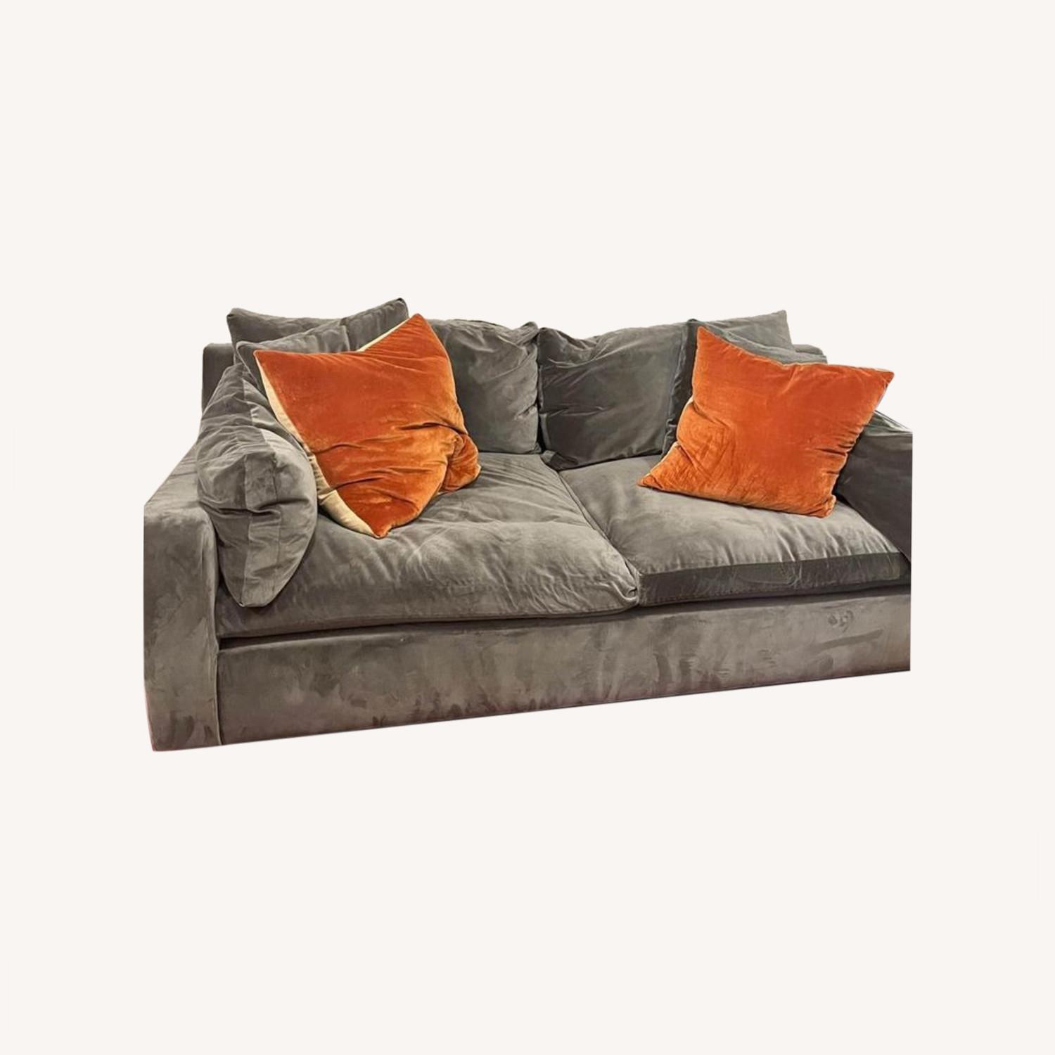 West Elm Harmony Sofa 82 Inch Grey AptDeco