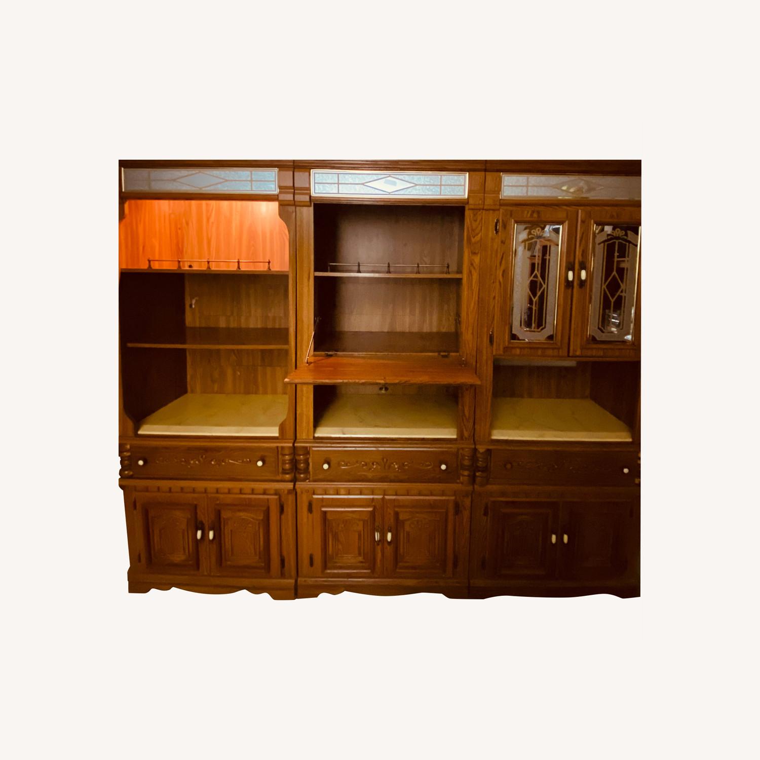 3-Piece Antique Wall Unit - image-0