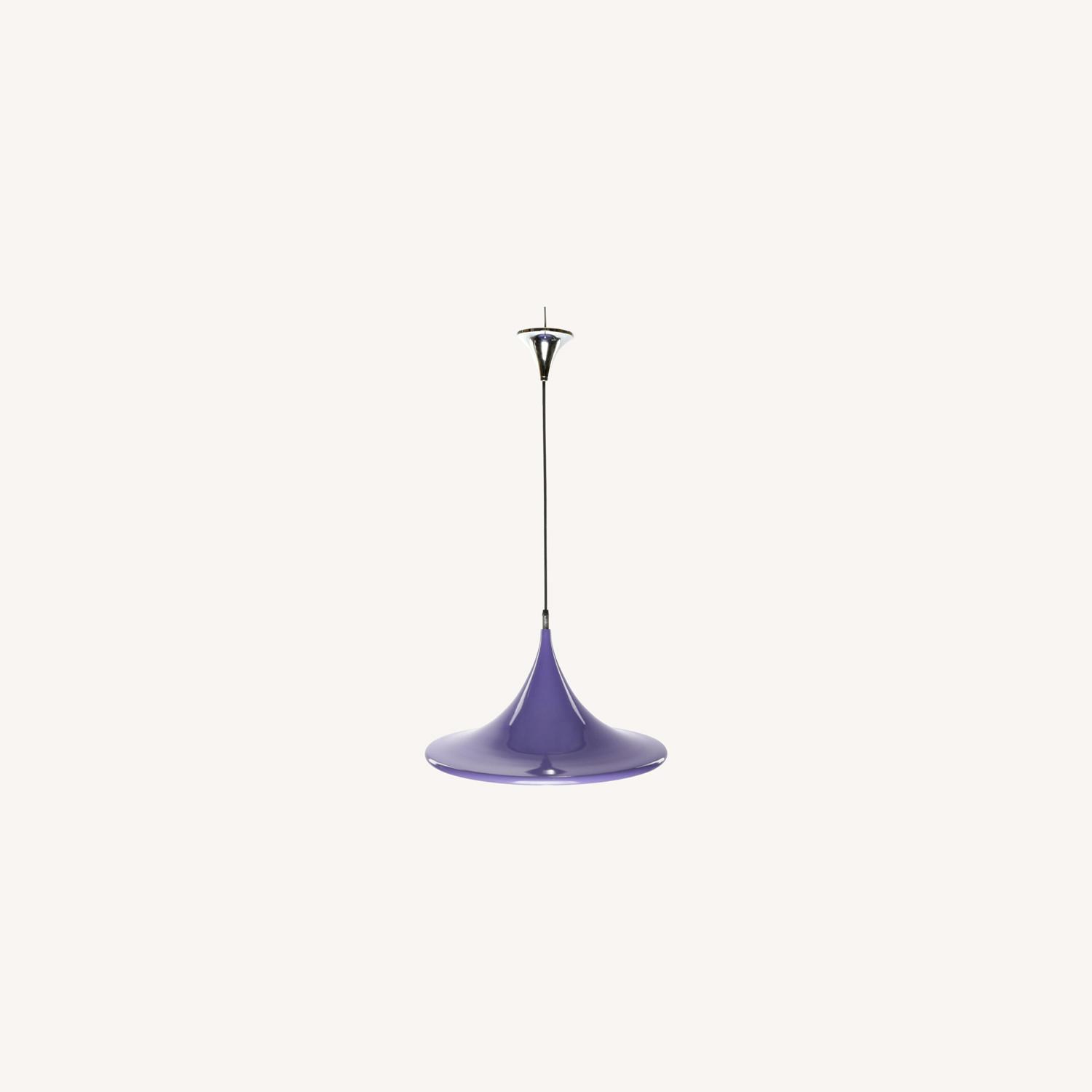 Lavender Mid-Century Tulip Pendant Light - image-0