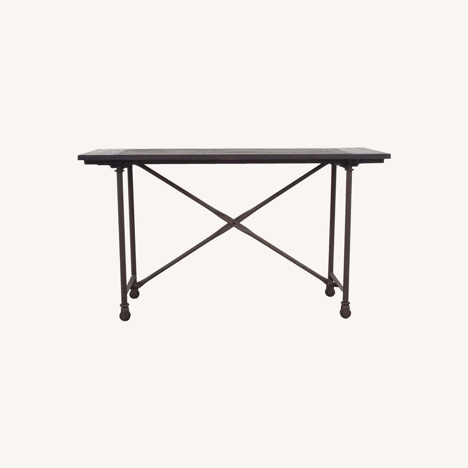 Restoration Hardware Flatiron Bar Table AptDeco