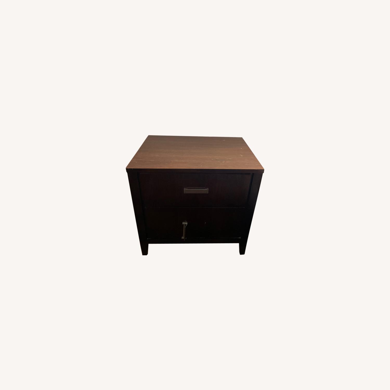 Raymour & Flanigan Bedside Table AptDeco