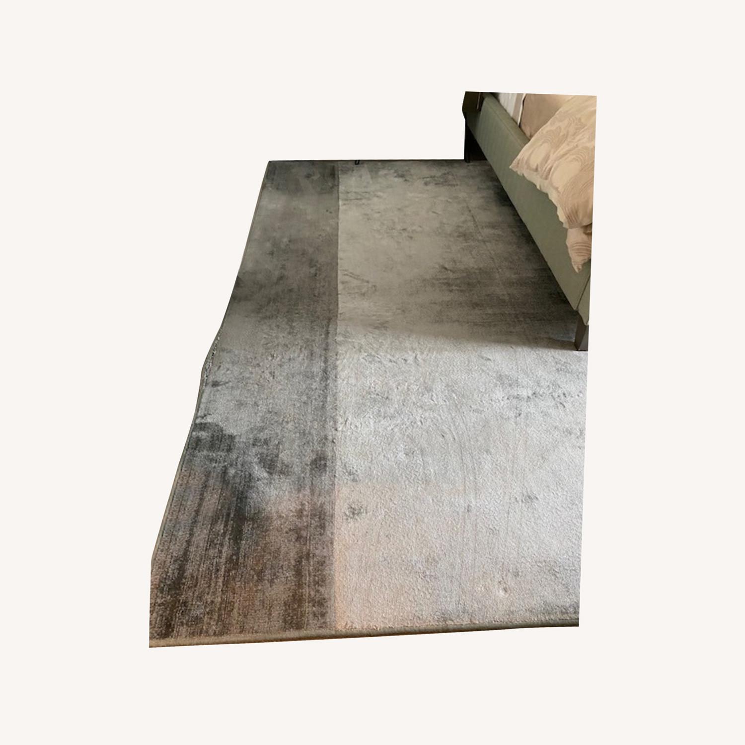 Two Tone Large Area Rug - AptDeco