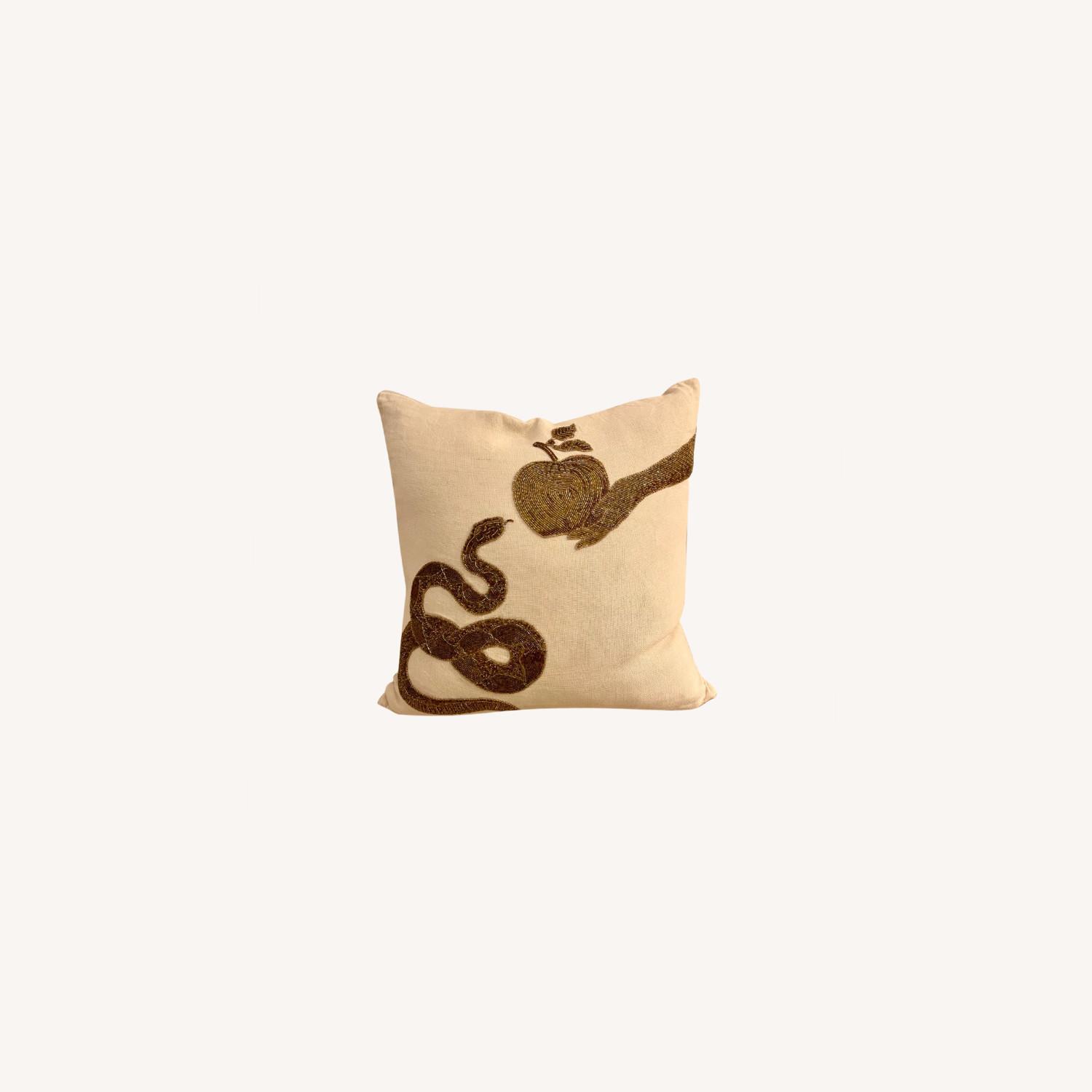 Jonathan Adler Muse Snake Pillow AptDeco