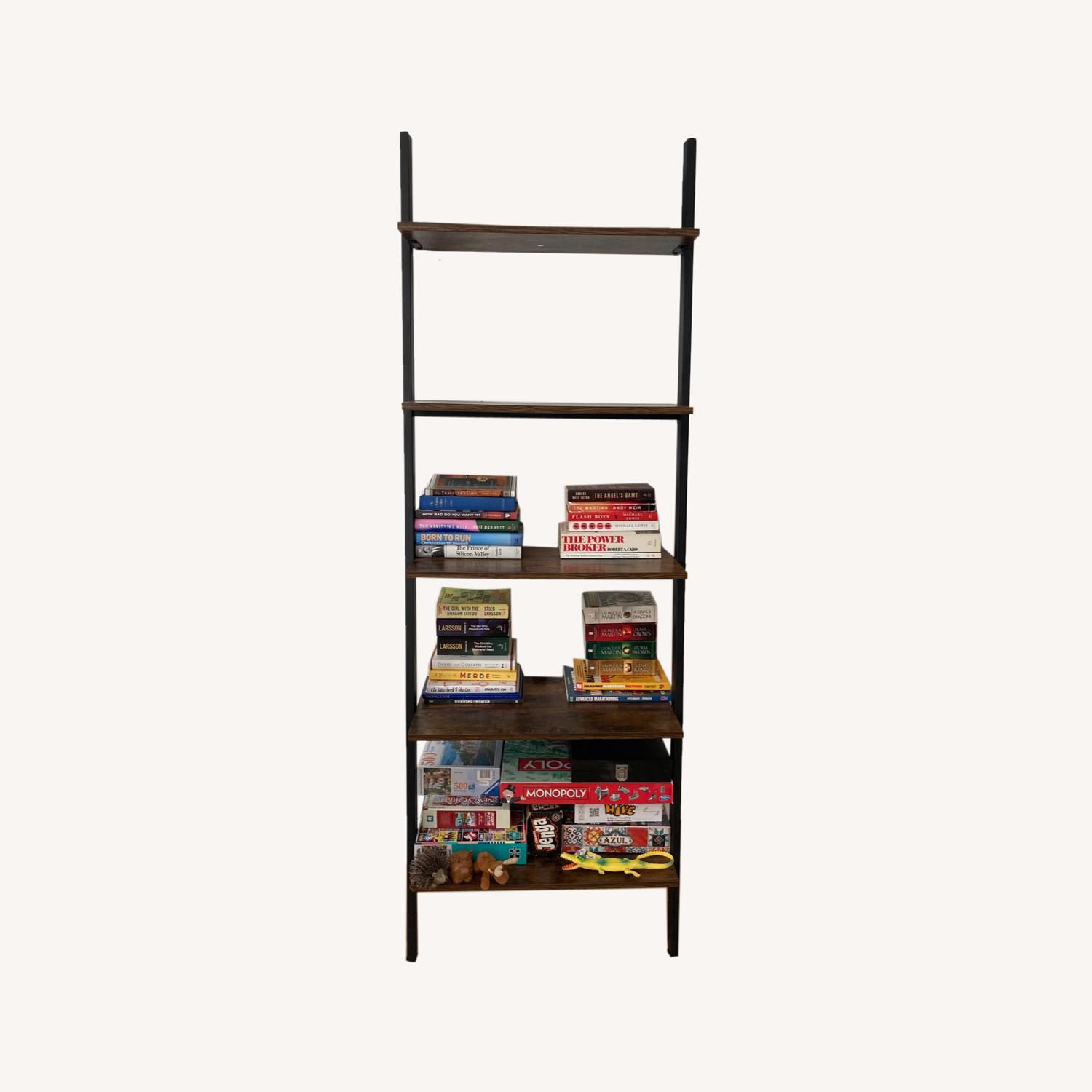 Leaning Ladder Bookshelf - image-0