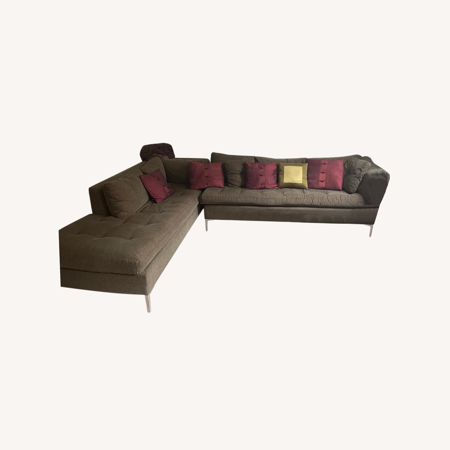Maurice Villency Loden 2-Piece L-Shaped Couch - image-0