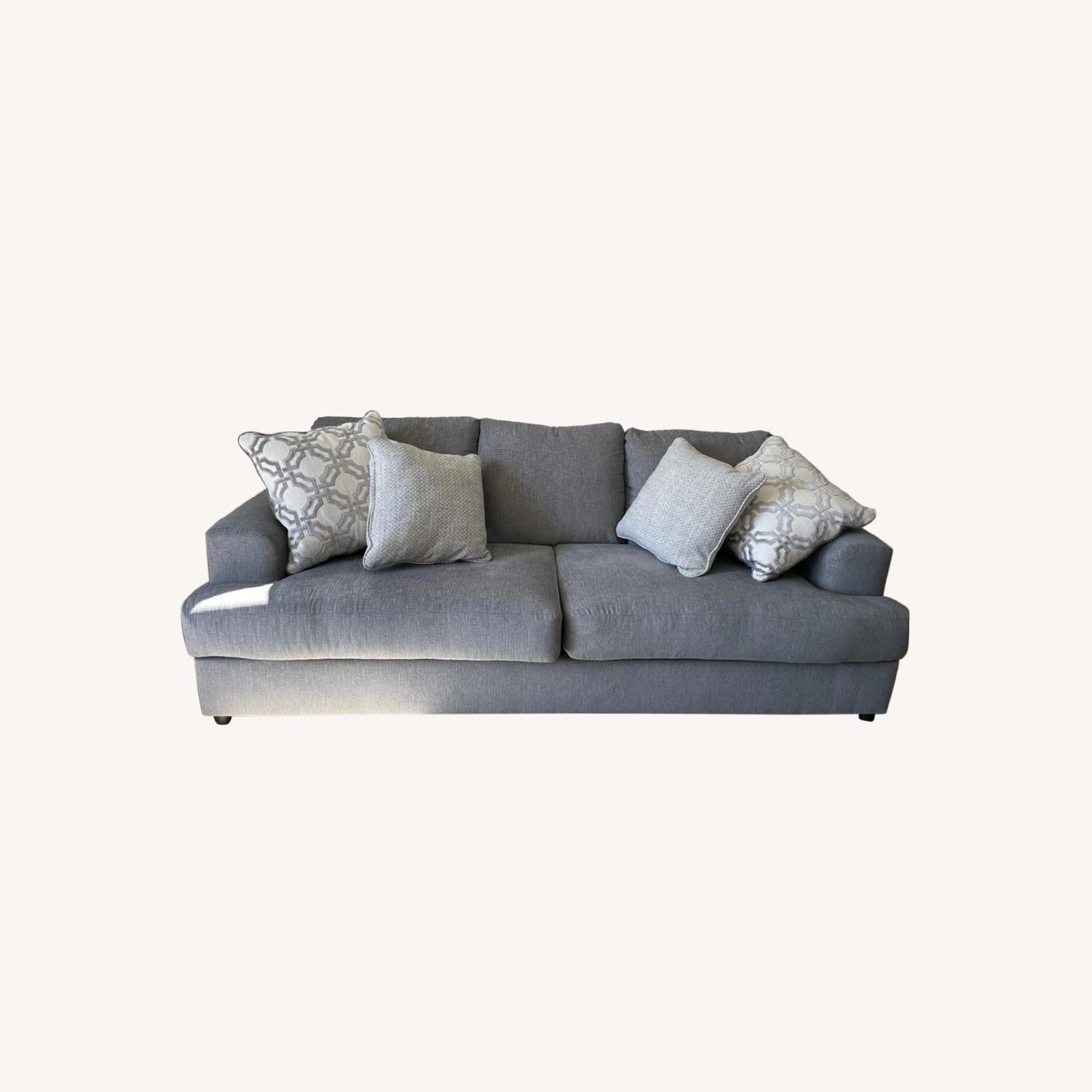 Living Spaces Queen Sleeper Sofa - image-0