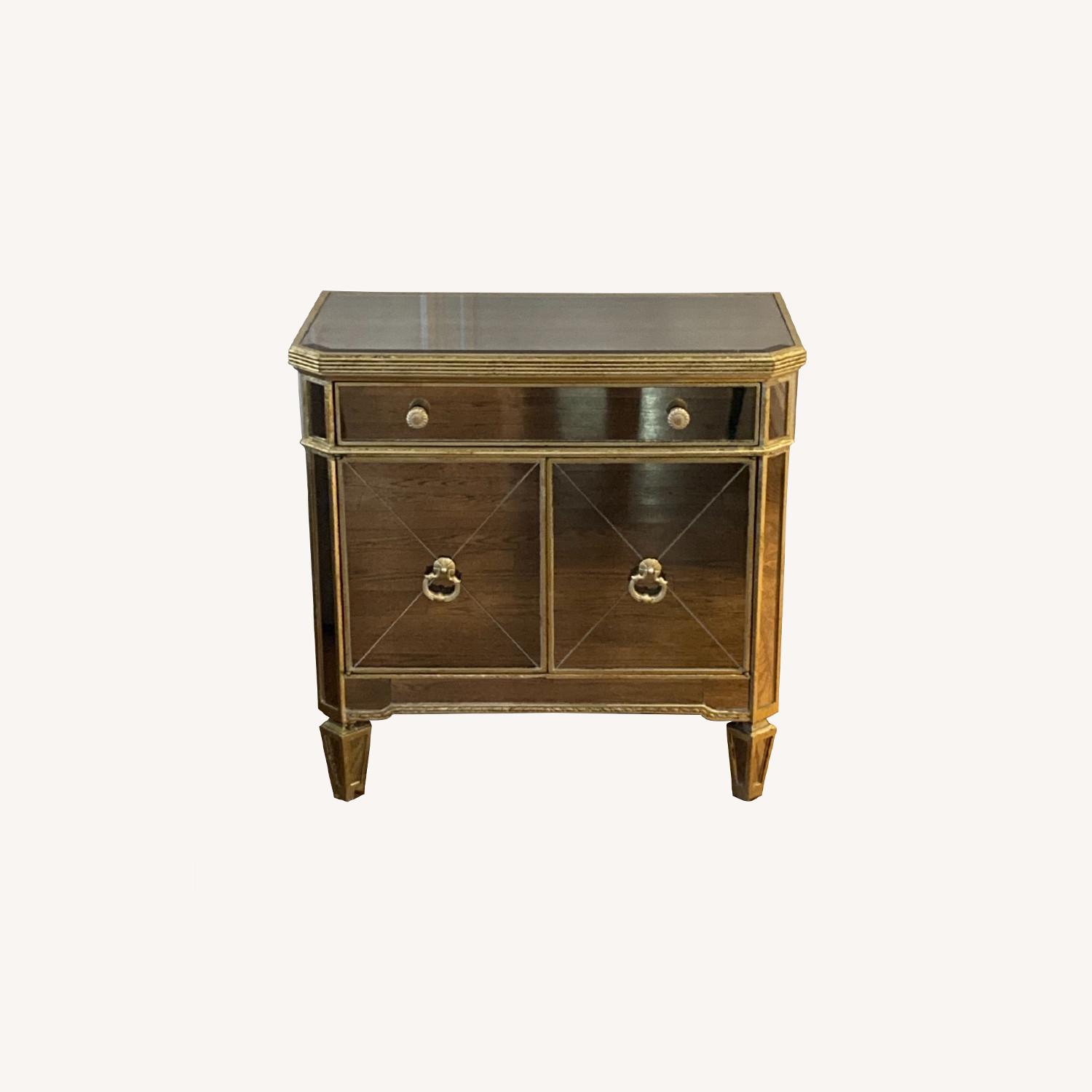 Z Gallerie Mirrored Nightstand AptDeco