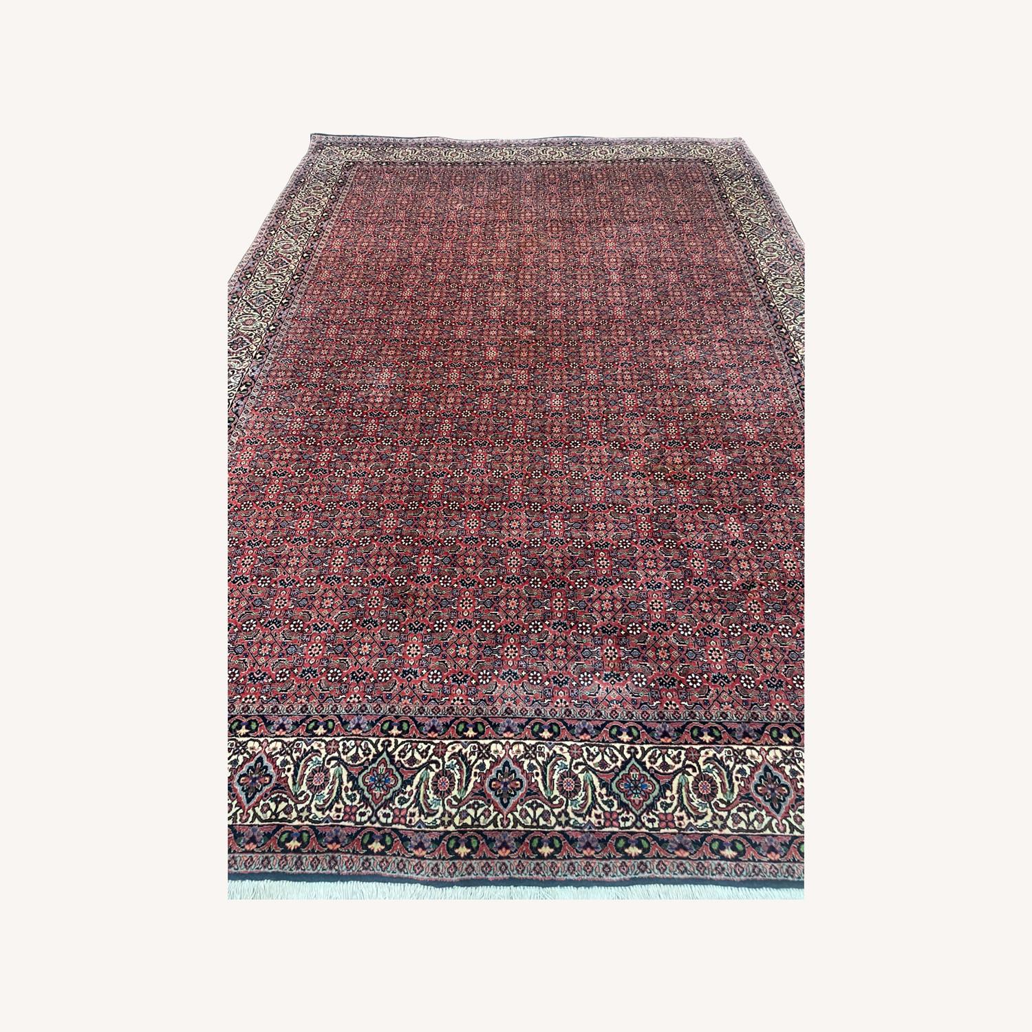 Authentic Handwoven Persian Bijar Wool Rug - AptDeco