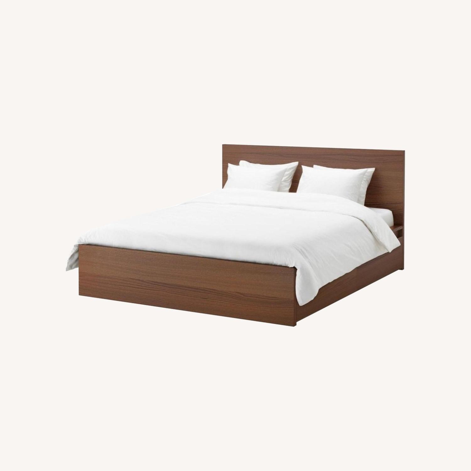 IKEA MALM Queen Bed Frame with 2 Drawers - image-0