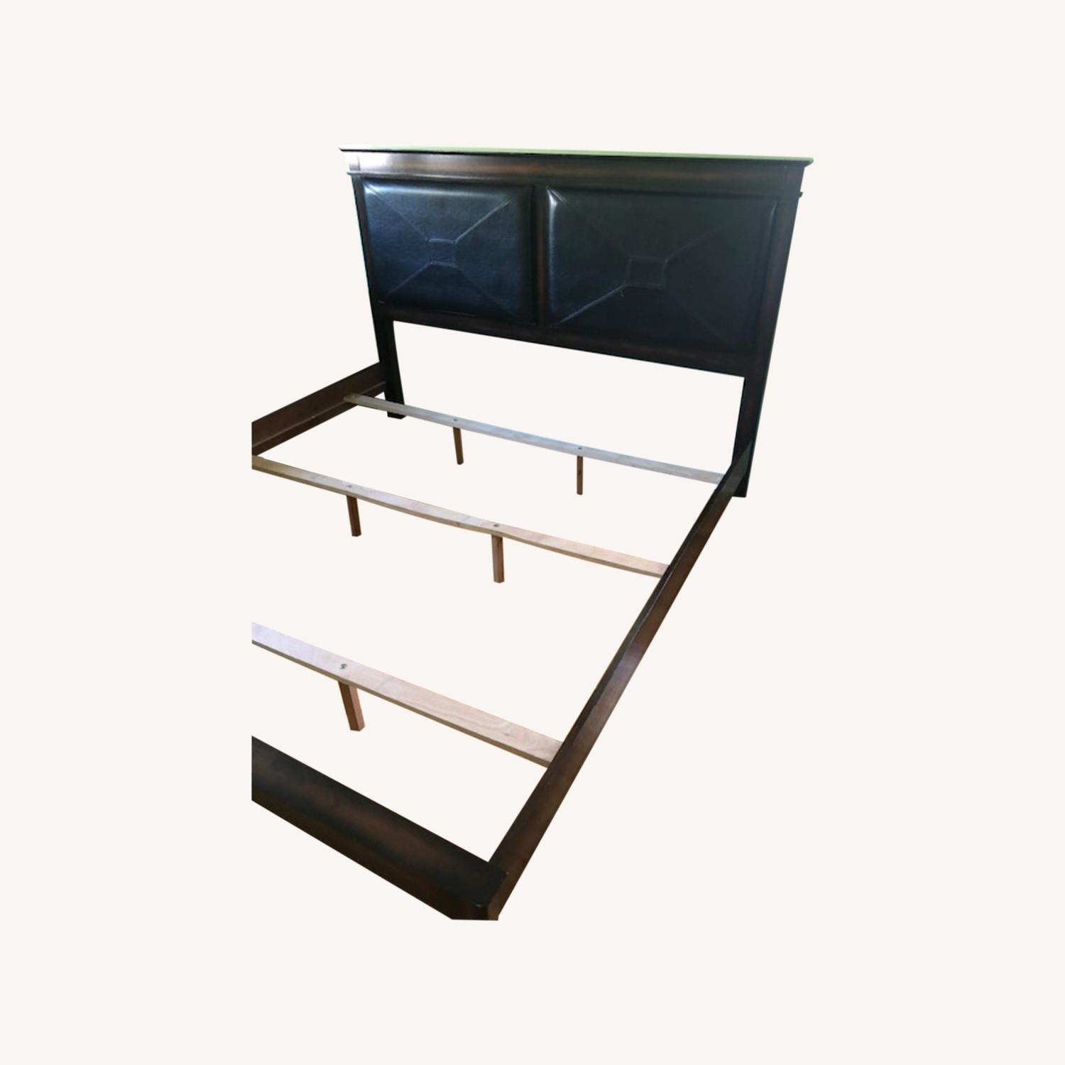Raymour & Flanigan King Bed Frame AptDeco