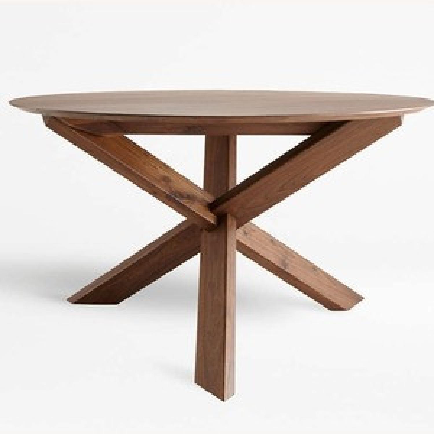 Crate and Barrel 51" Apex Round Table AptDeco