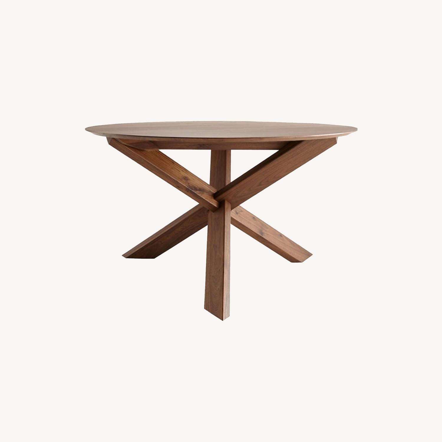 Crate and Barrel 51" Apex Round Table - image-0