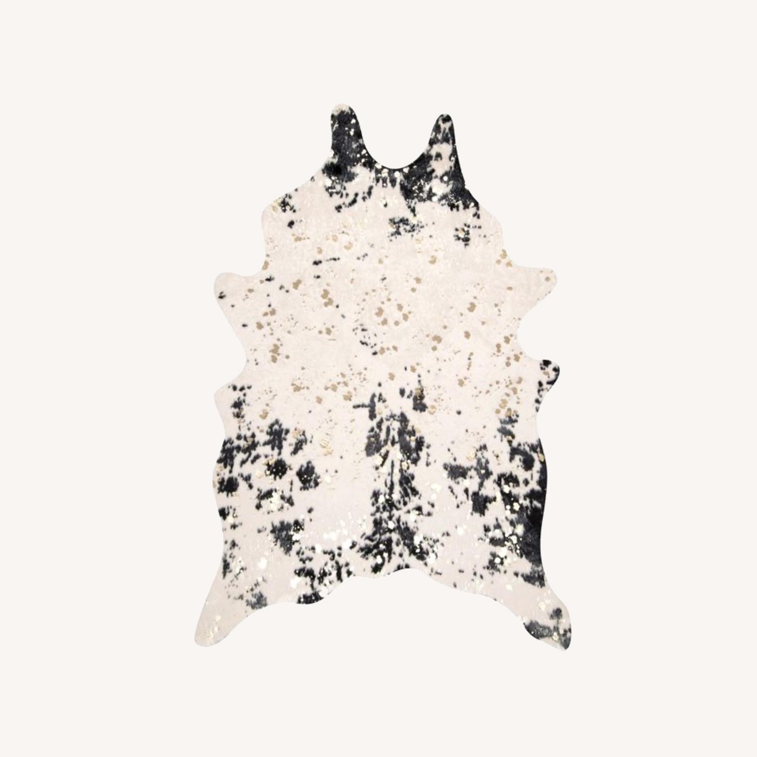 Rugs USA Metallic Cowhide Rugs AptDeco