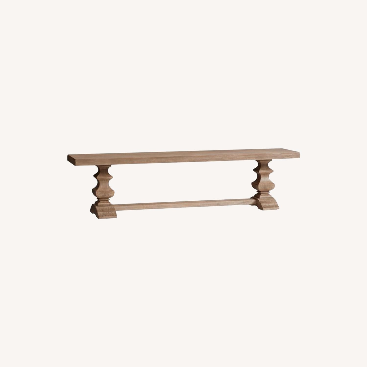 Pottery Barn Banks Medium Bench Seadrift - image-0