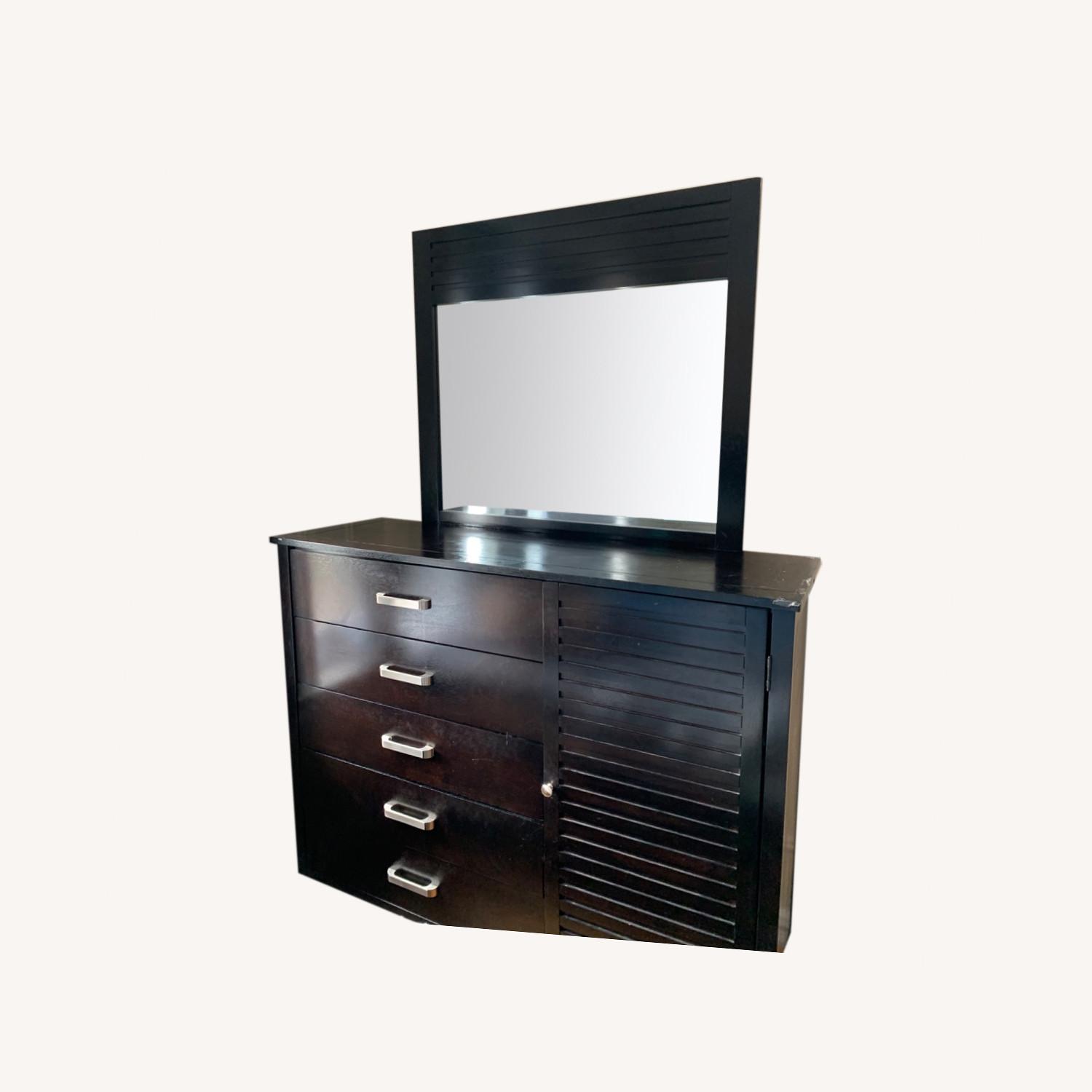 Bobs Furniture Dalton Dresser with Mirror AptDeco