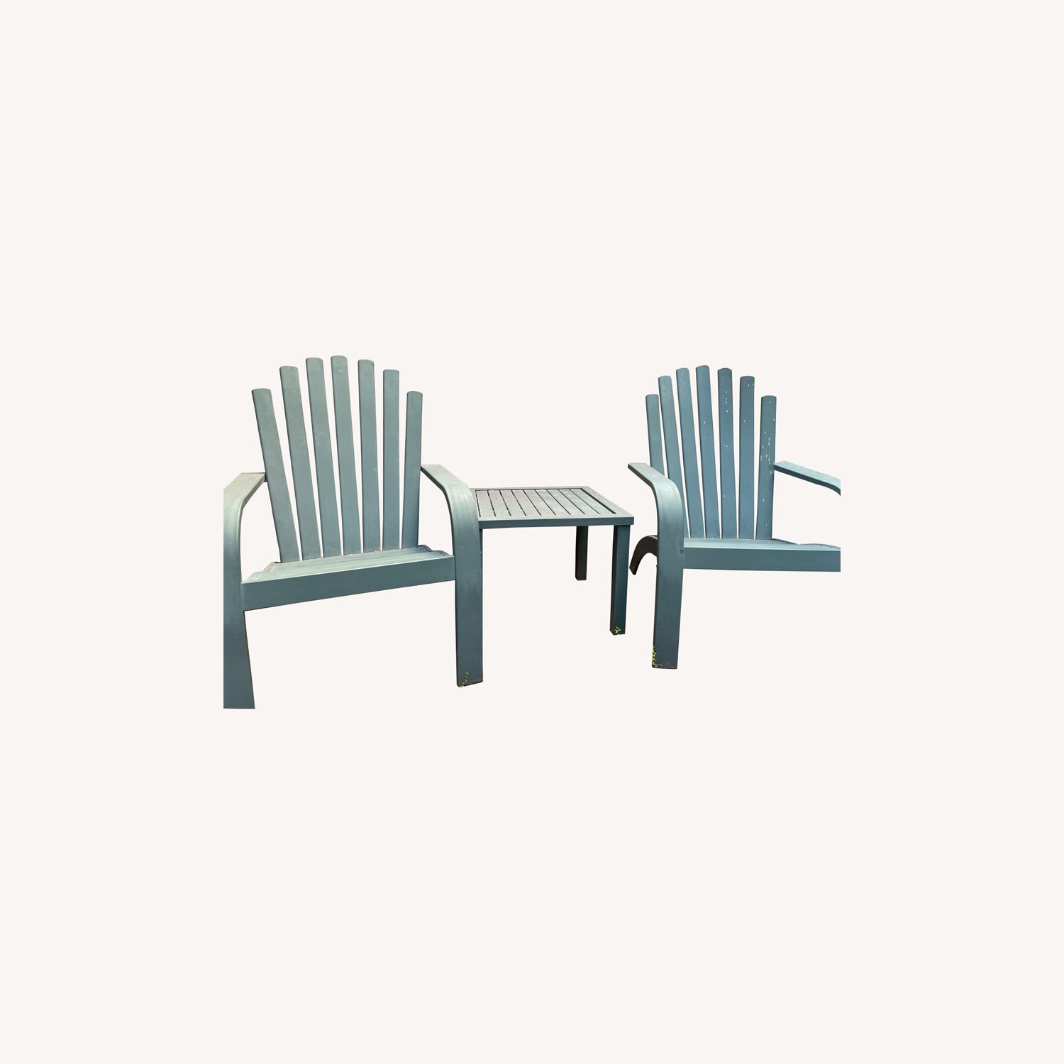 Adirondack Chair Set (2 Chairs + Side Table) - image-0