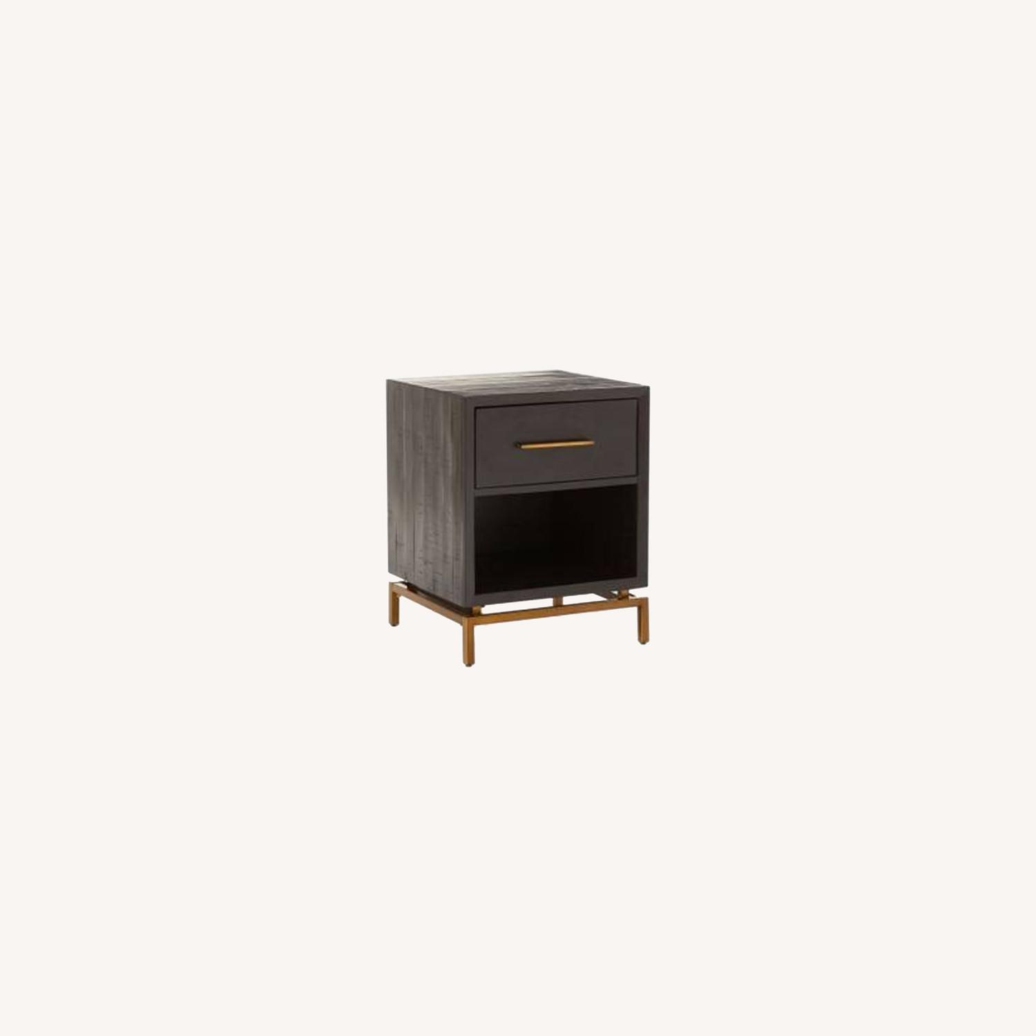 West Elm Alexa Burnished Nightstand (Set of 2) AptDeco