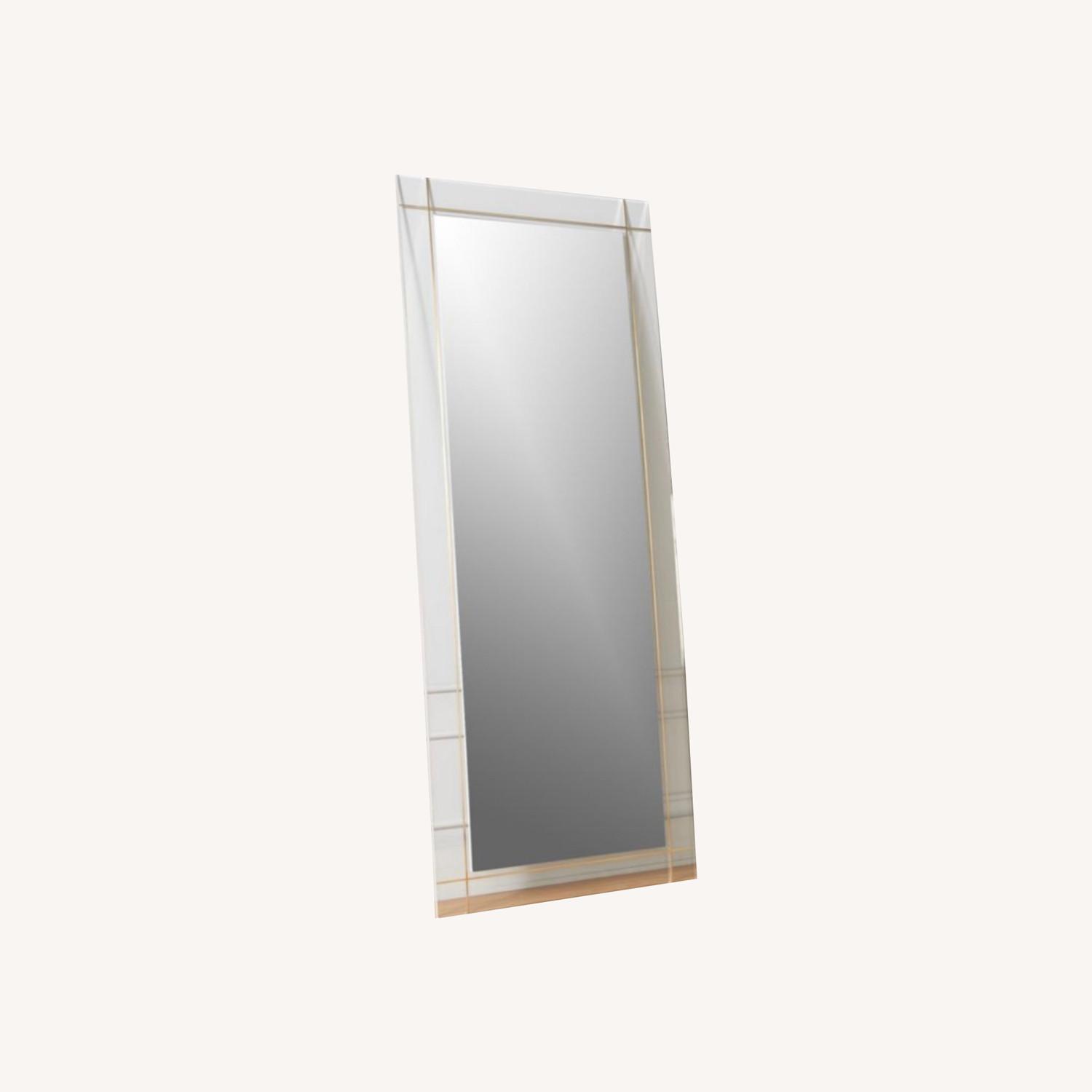CB2 Stella Acrylic Floor Mirror AptDeco