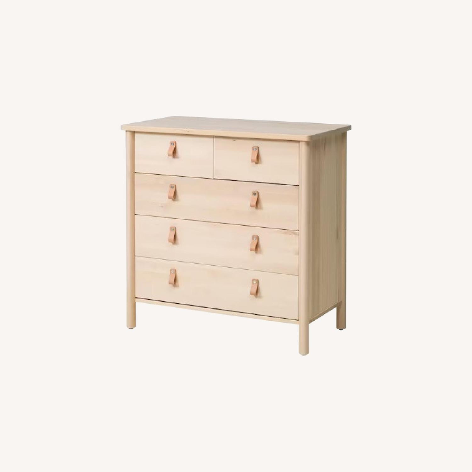 IKEA BJRKSNS 5drawer Dresser AptDeco
