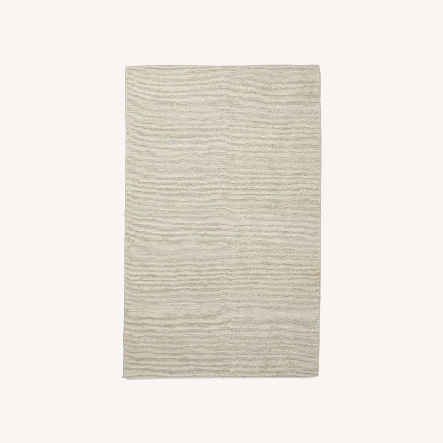 West Elm Jute Soumak Rug, 2x3, Bleached AptDeco