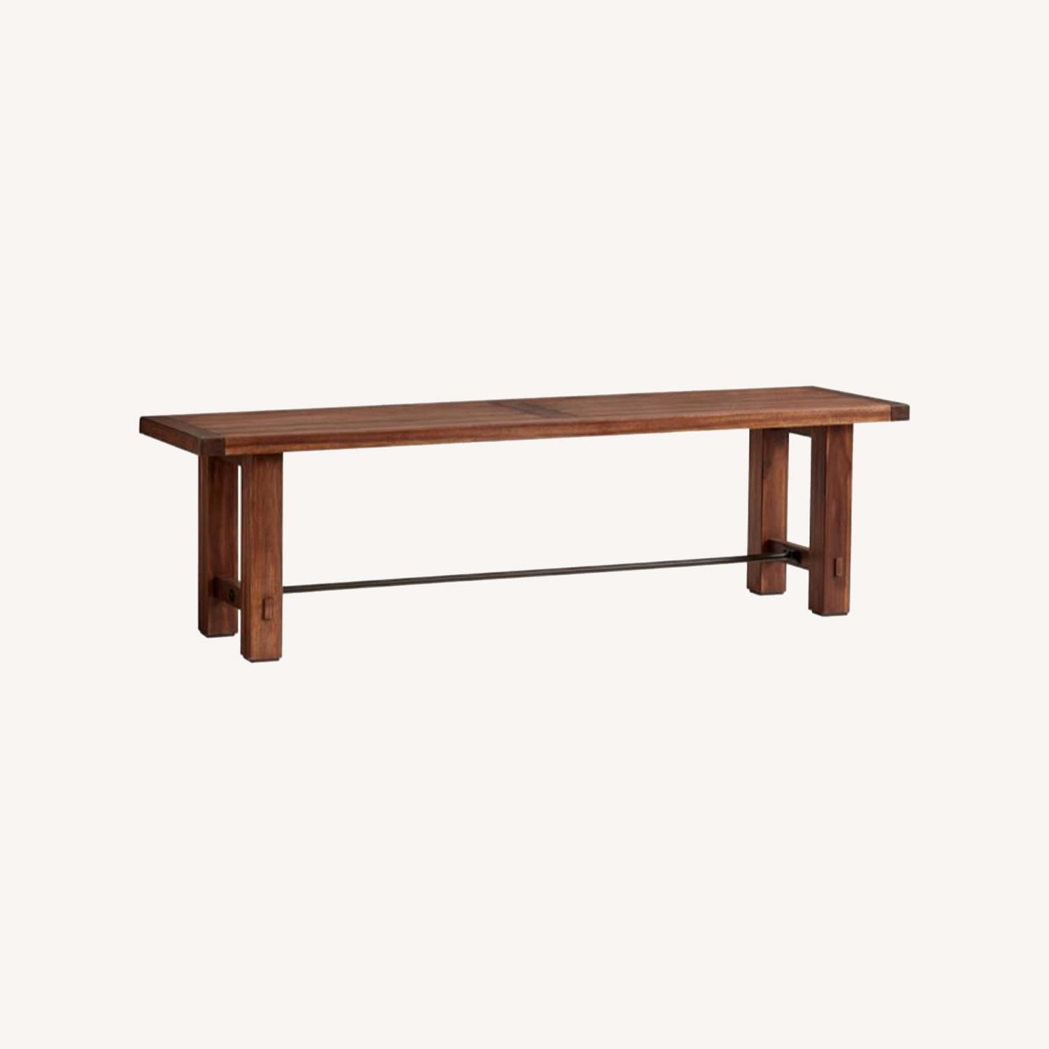 Pottery Barn Abbott Outdoor Dining Bench AptDeco