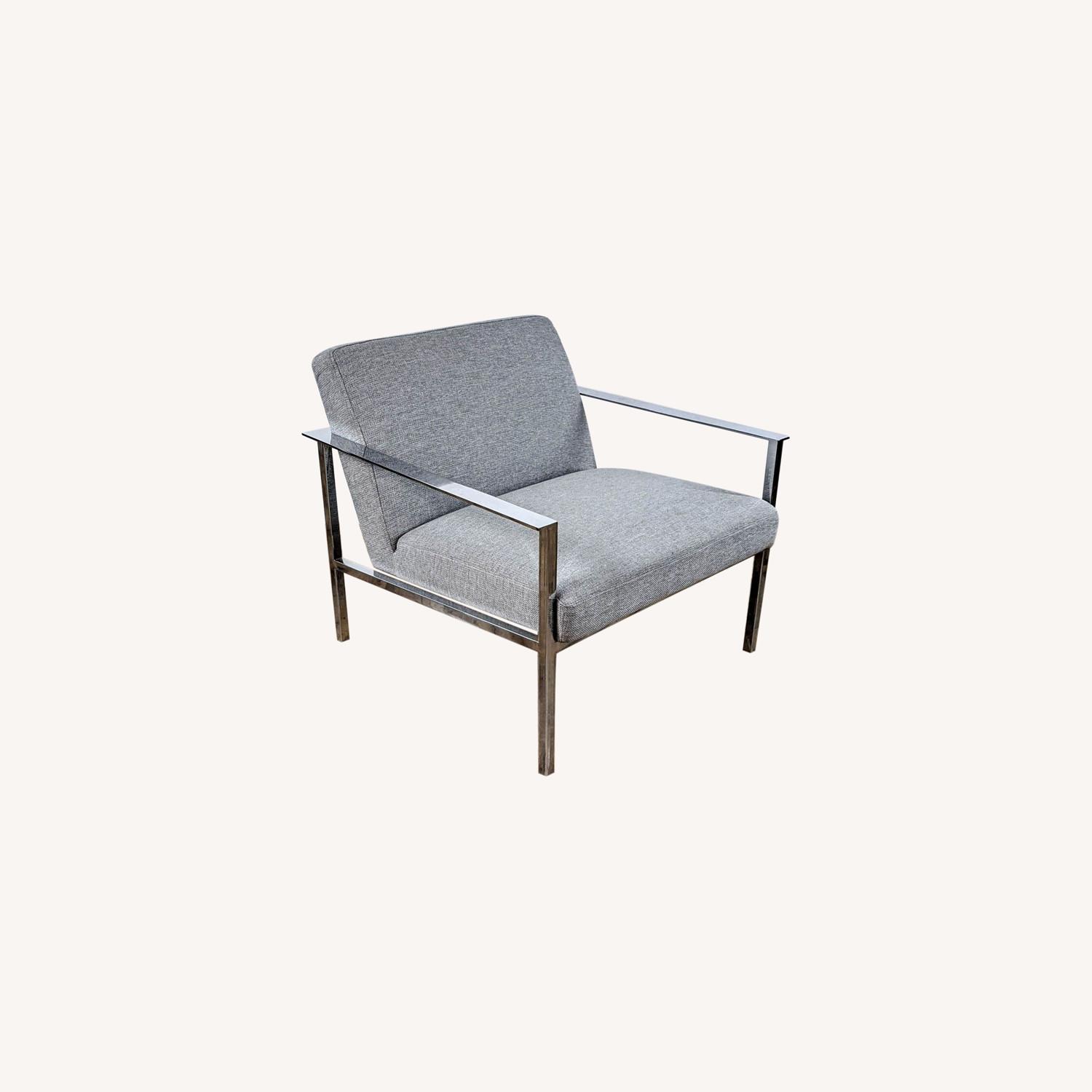 CB2 Cue Gray Chair AptDeco