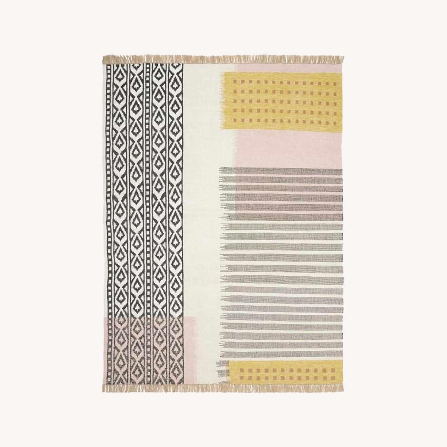 West Elm Ikat Mix Outdoor Rug AptDeco