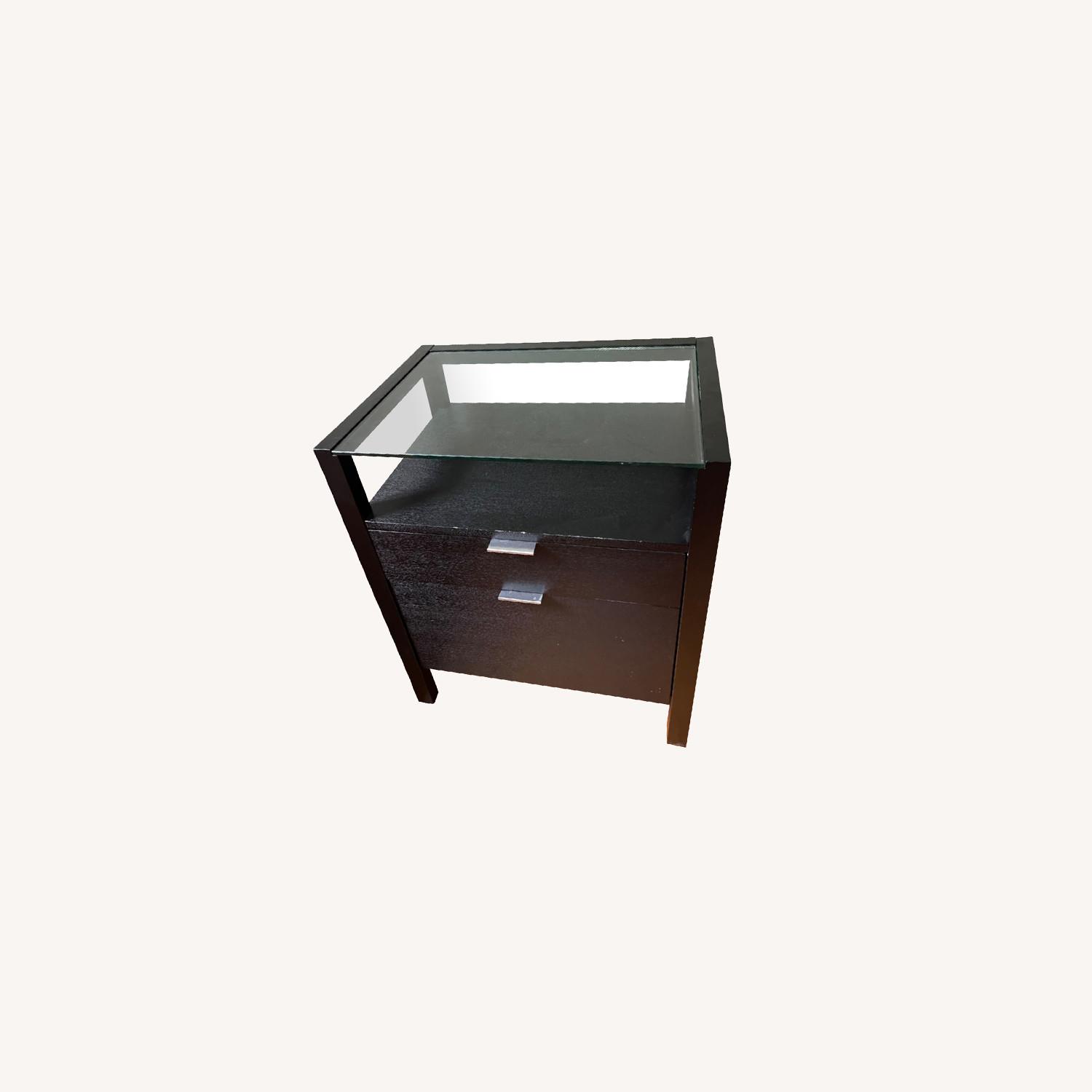 Crate & Barrel File Cabinet - image-0
