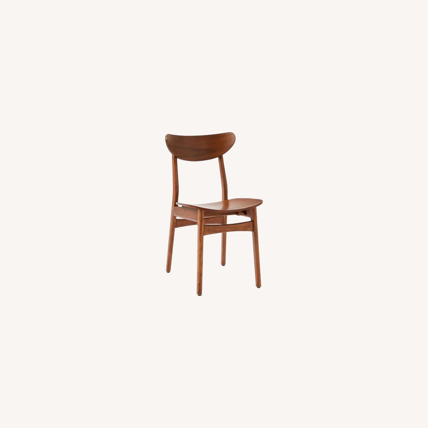 West Elm Classic Caf Wood Dining Chair, Walnut AptDeco