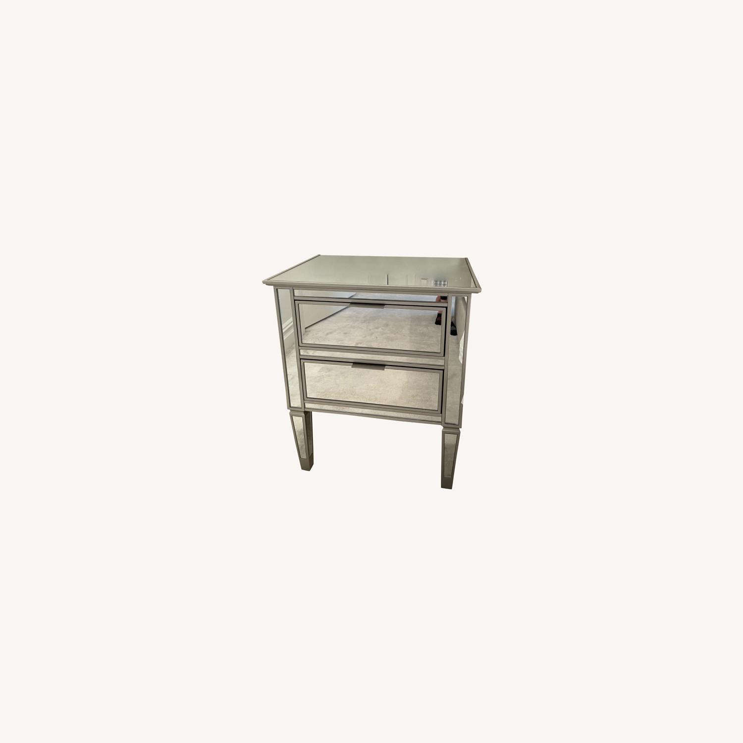 Pottery Barn Mirrored Nightstands AptDeco