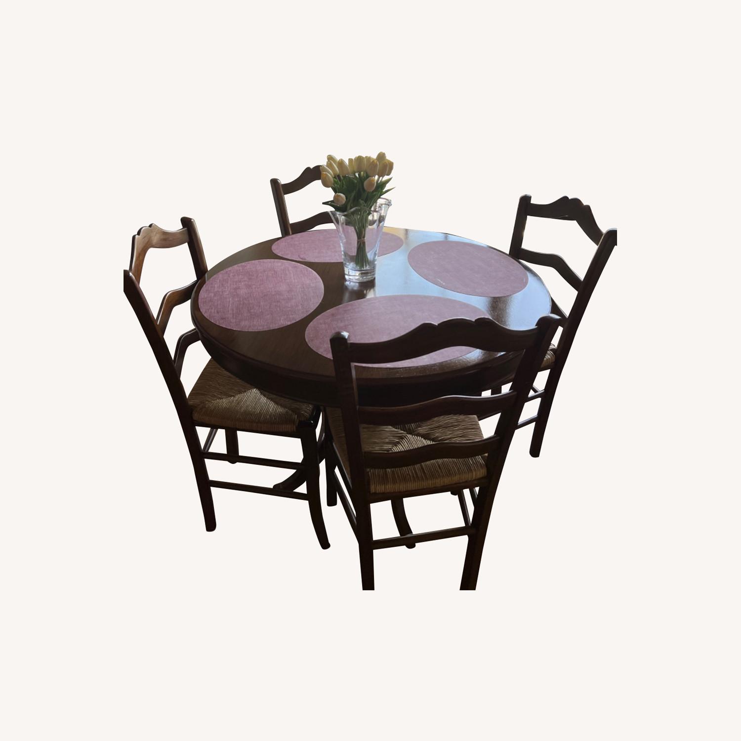 Ballard Designs Round Table and Chairs AptDeco